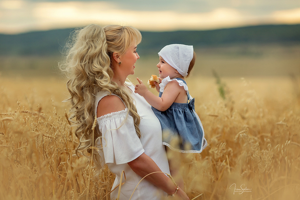 В пшенице. Детский и семейный фотограф в Екатеринбурге