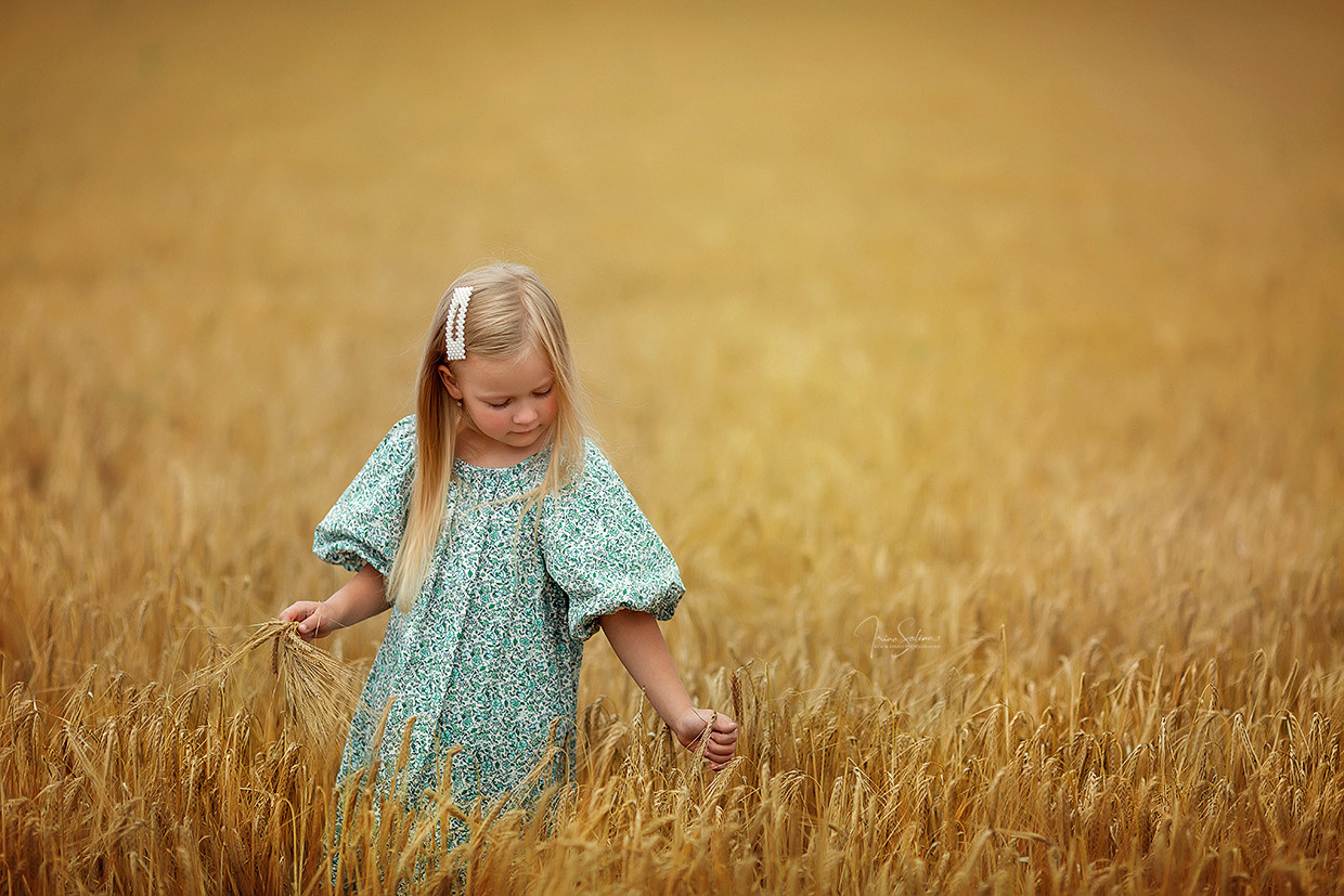 Фотосессия в пшенице. Детский и семейный фотограф в Екатеринбурге