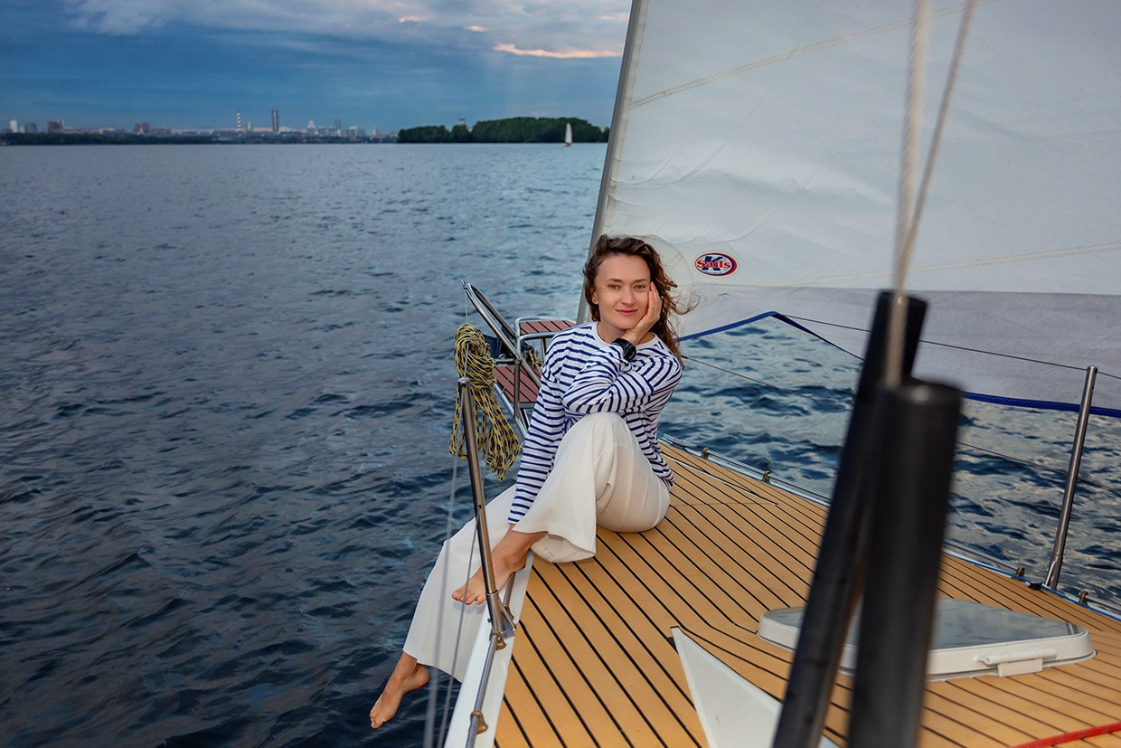 На яхте. Детский и семейный фотограф в Екатеринбурге