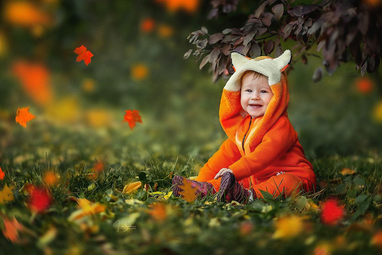 Семейные осенние фотографии в парке-дендрарии. Детский и семейный фотограф в Екатеринбурге