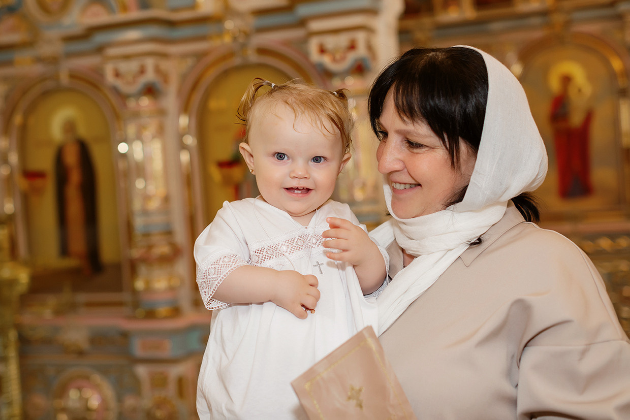 Крещение. Детский и семейный фотограф в Екатеринбурге