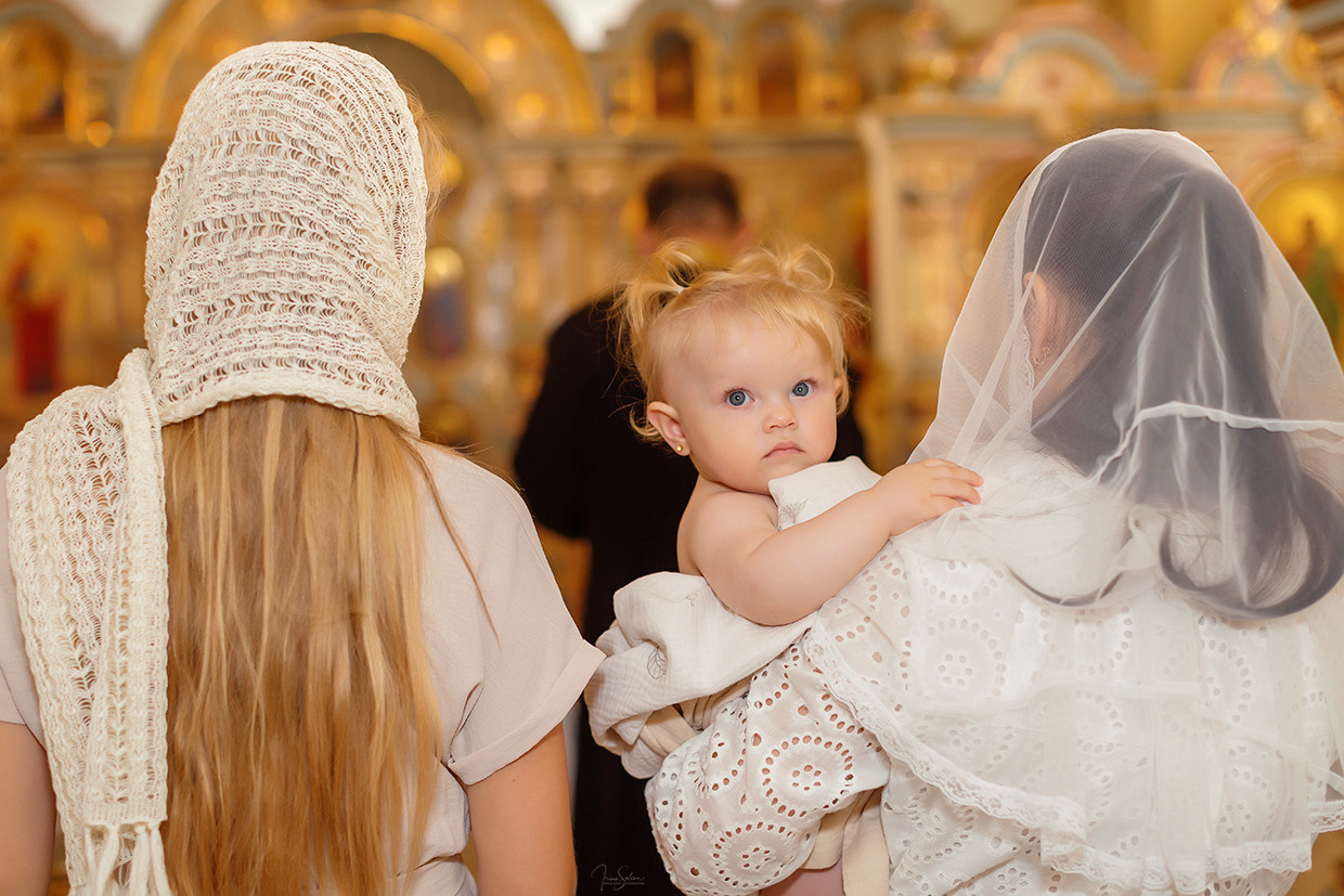 Крещение. Детский и семейный фотограф в Екатеринбурге
