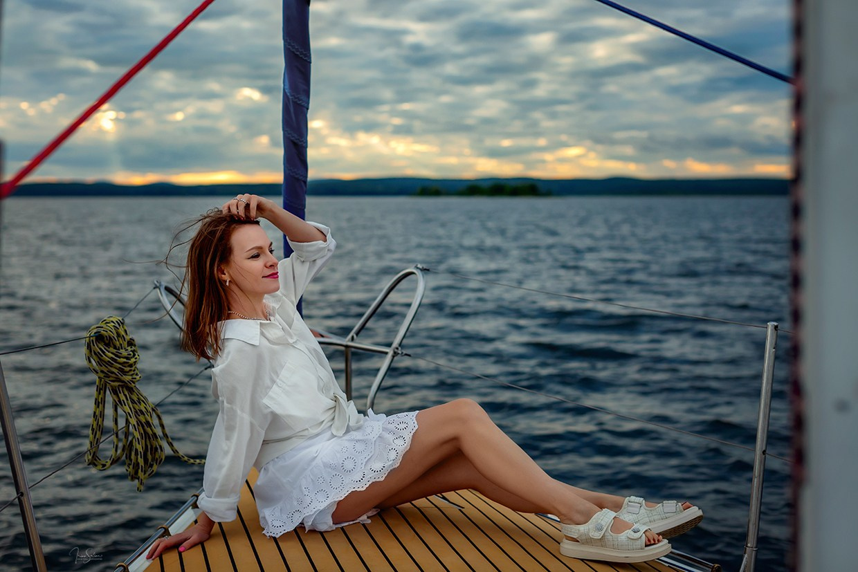 На яхте. Детский и семейный фотограф в Екатеринбурге