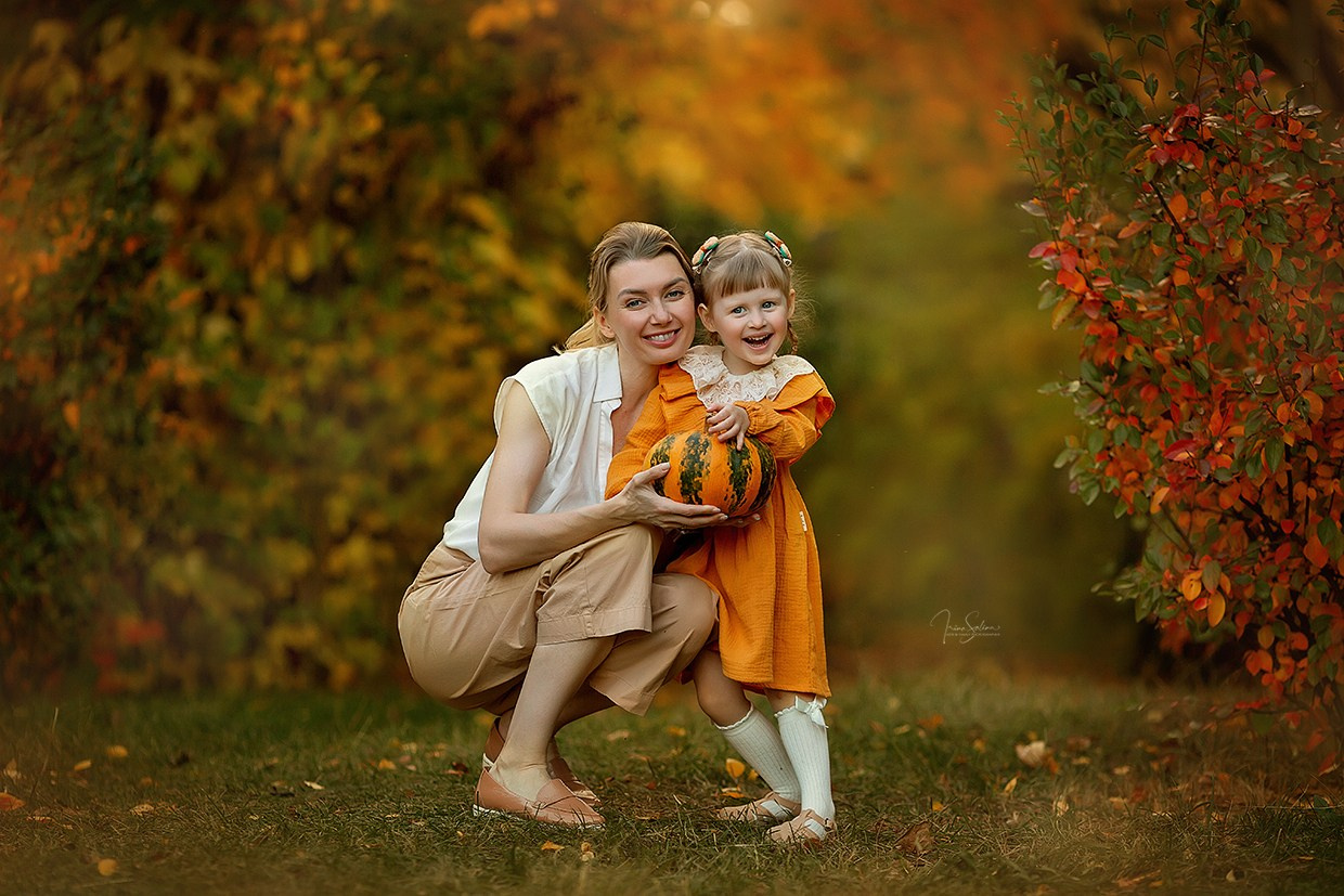 Осенняя фотосессия в парке УРУГПС. Детский и семейный фотограф в Екатеринбурге