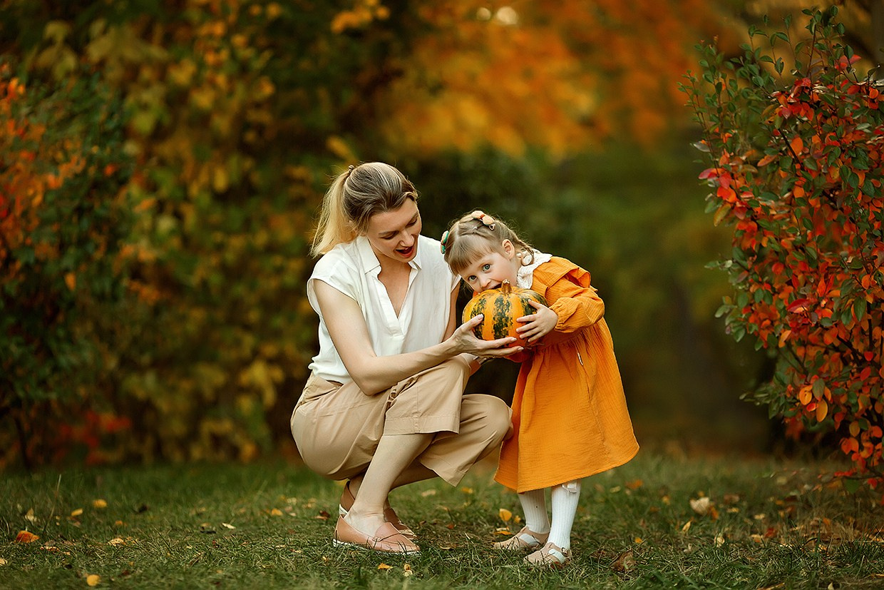 Осенняя фотосессия в парке УРУГПС. Детский и семейный фотограф в Екатеринбурге