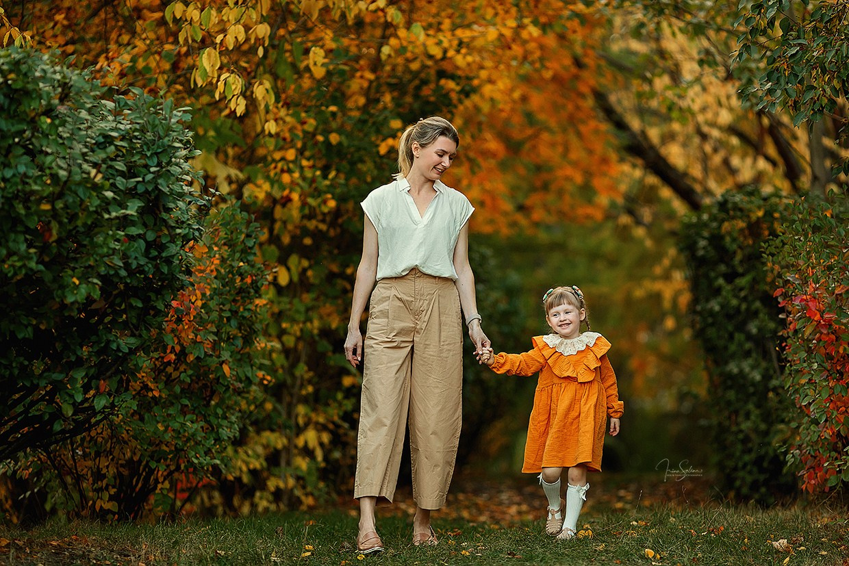 Осенняя фотосессия в парке УРУГПС. Детский и семейный фотограф в Екатеринбурге