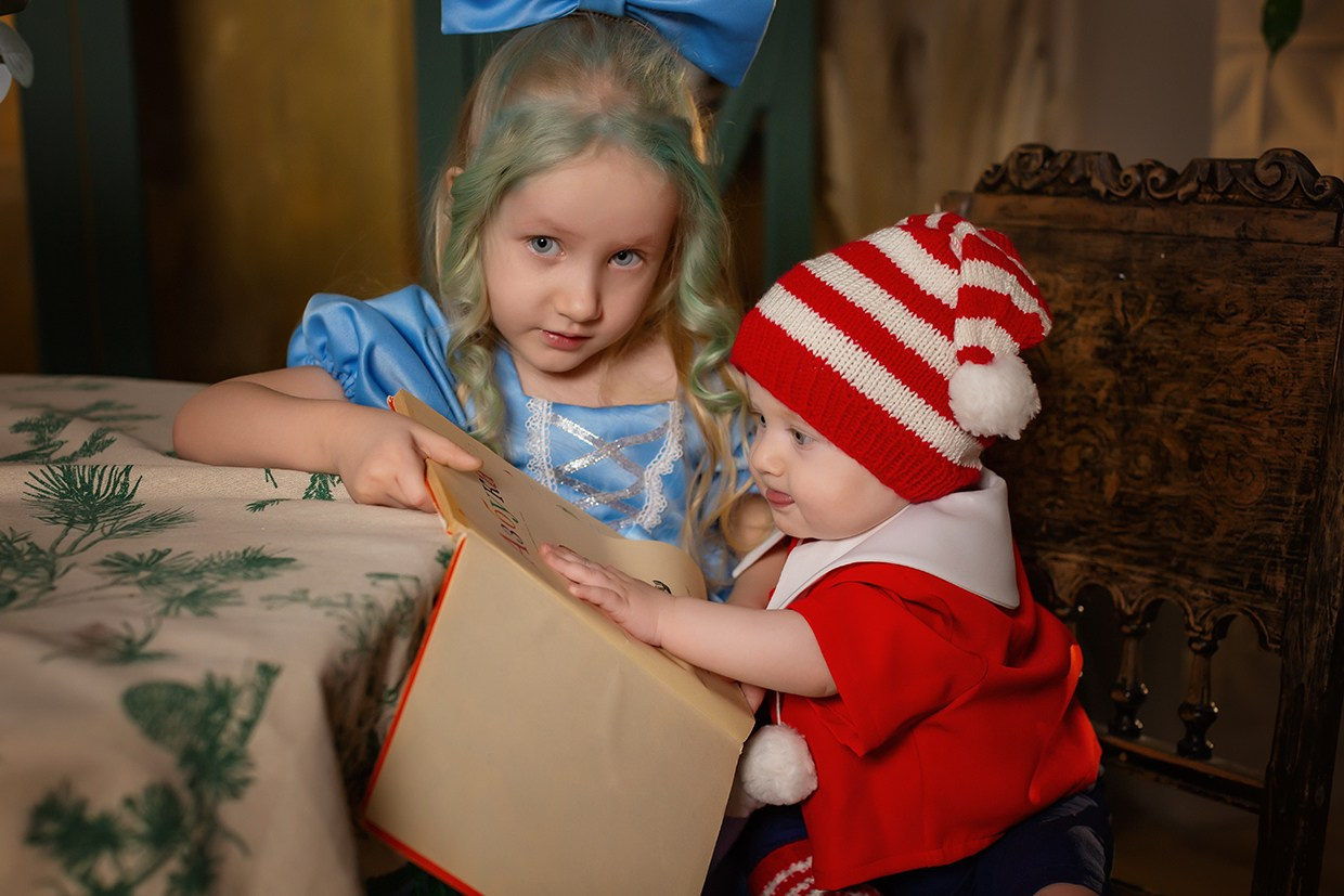 Новогодняя фотосессия в стиле «Буратино». Детский и семейный фотограф в Екатеринбурге