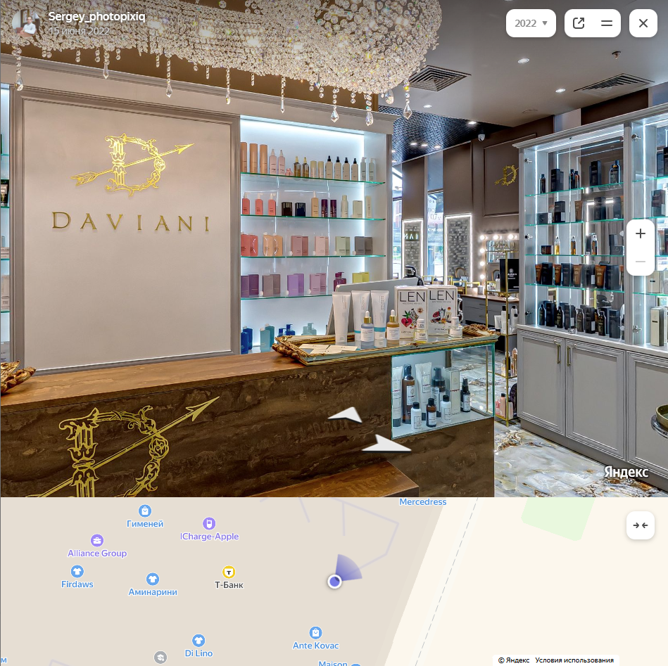 Панорамы бизнеса для Яндекс Карт. Интерьерная съёмка и виртуальные туры — Интерьерный фотограф Кузнецов Сергей (photopixiq)