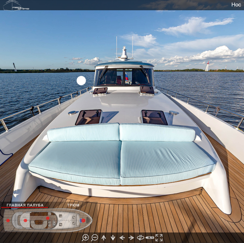 Виртуальный тур по яхте и теплоходу. Интерьерная съёмка и виртуальные туры — Интерьерный фотограф Кузнецов Сергей (photopixiq)