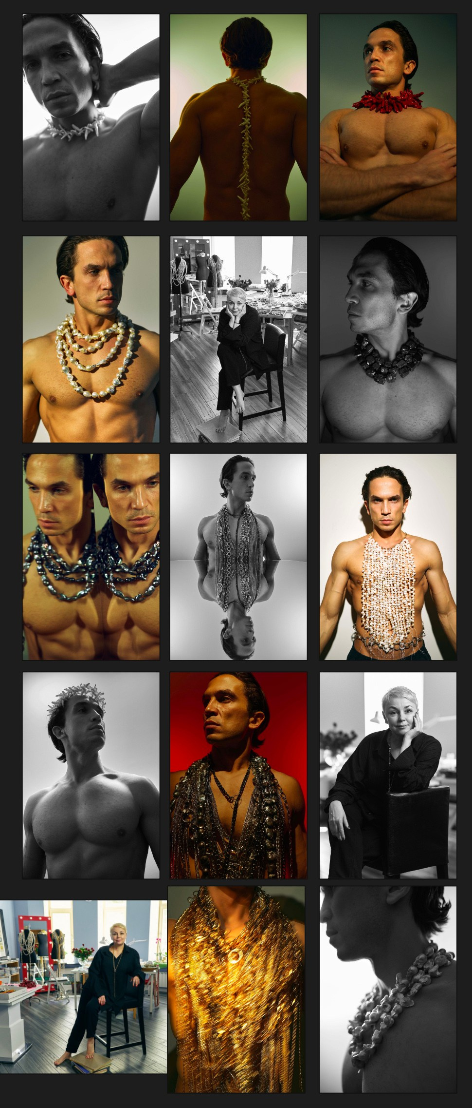 Евгения Хо. Авторские украшения из жемчуга. Имиджевая съемка. Фотограф Игорь Цаплин