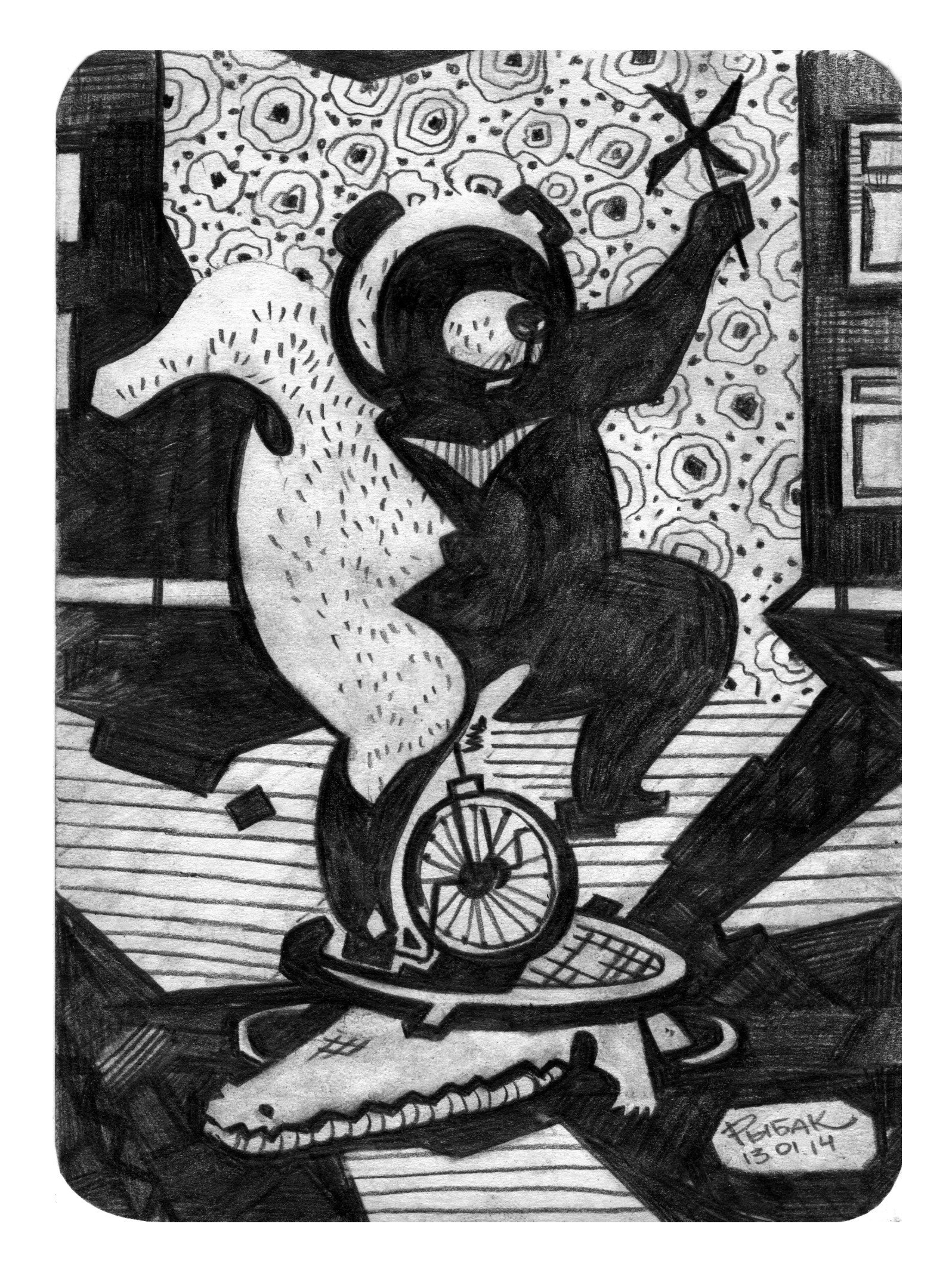 Графика 2014. Художник Рыбак Николай