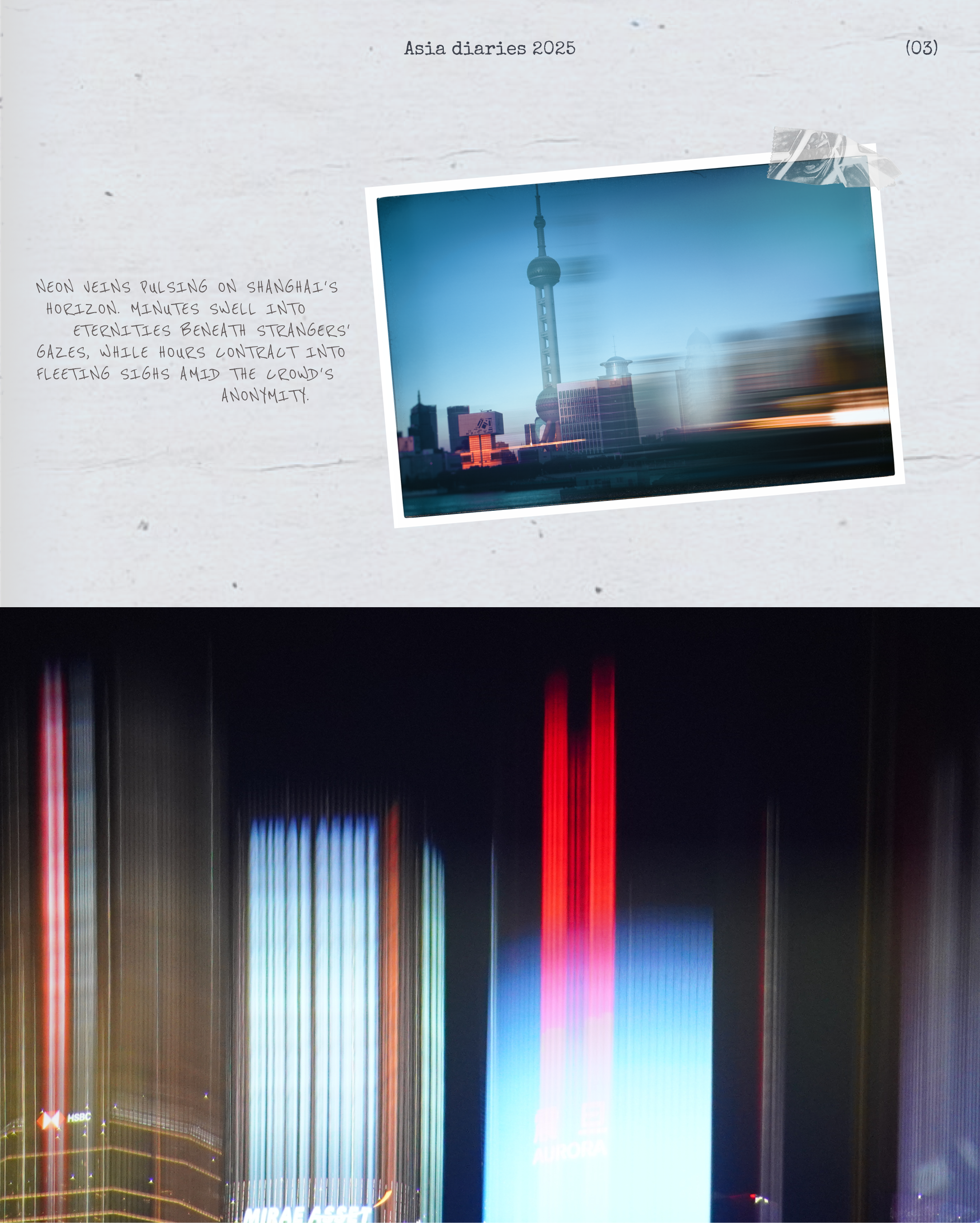 IN BETWEEN. ASIA DIARIES. JULIA EXISTO. Photographer & Visual Artist