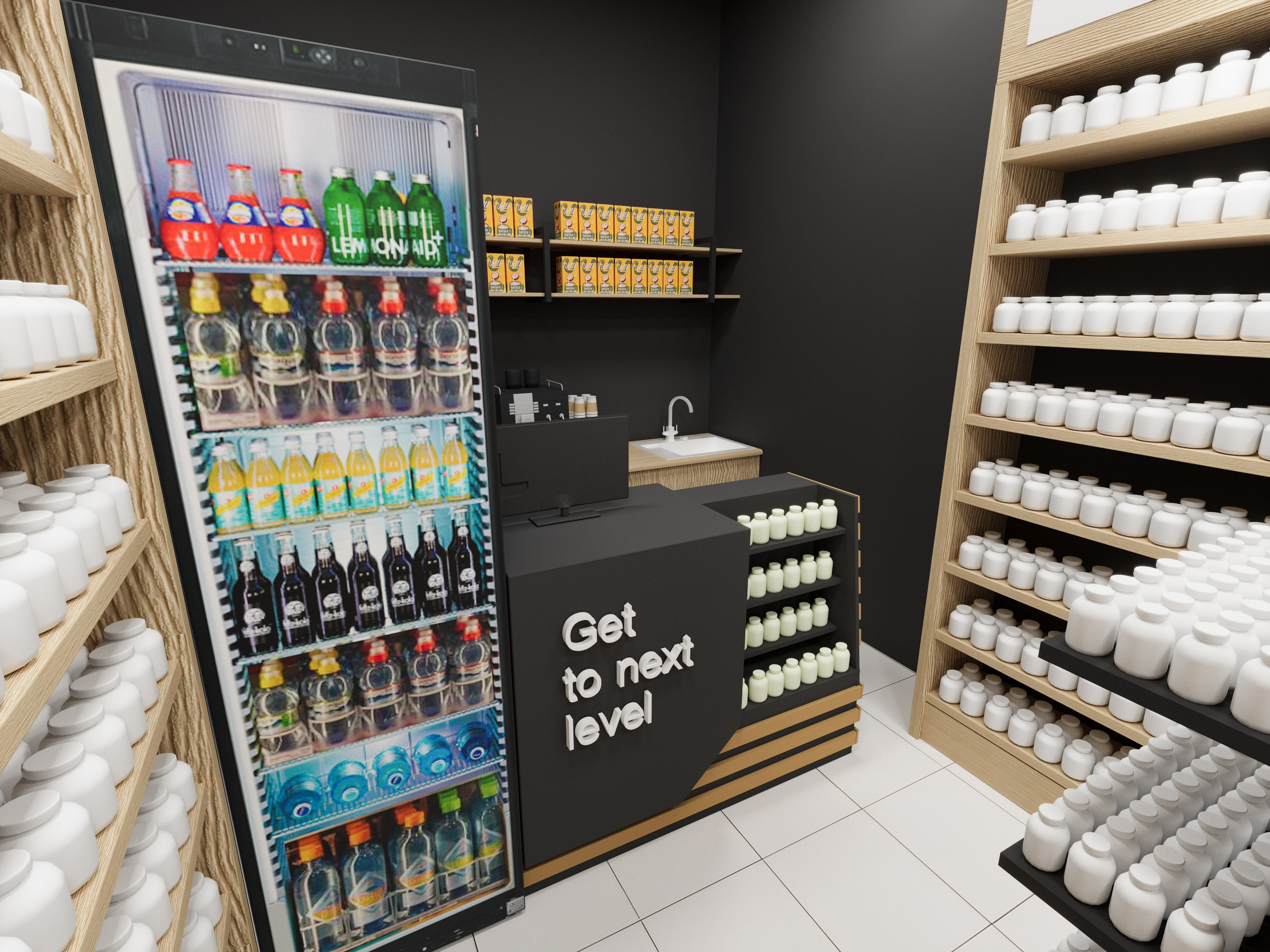 Визуализация магазина спортивного питания 5lb — Красноярск - смотреть в портфолио