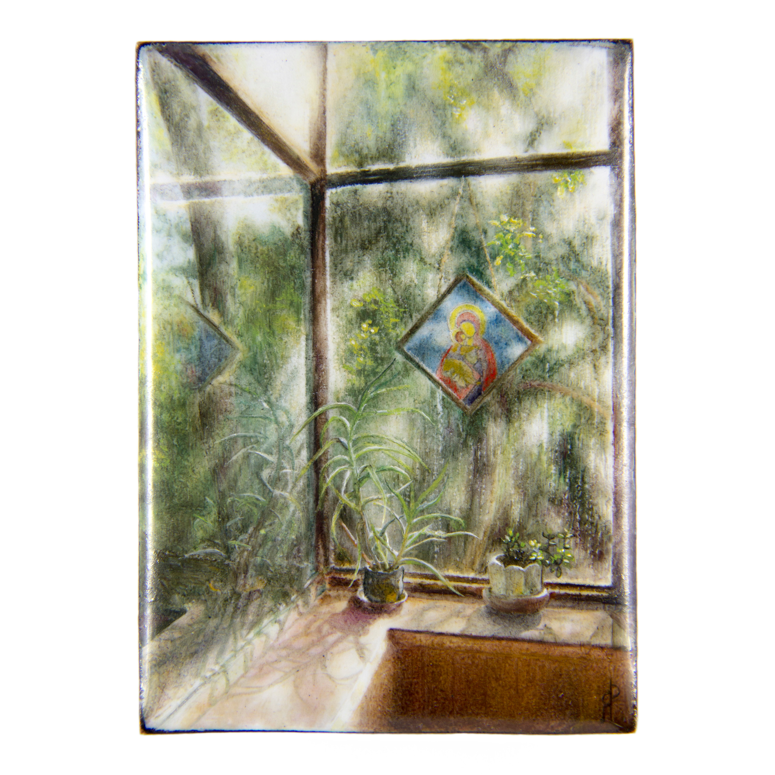 Художник Яна Ростовская. Живопись по эмали.