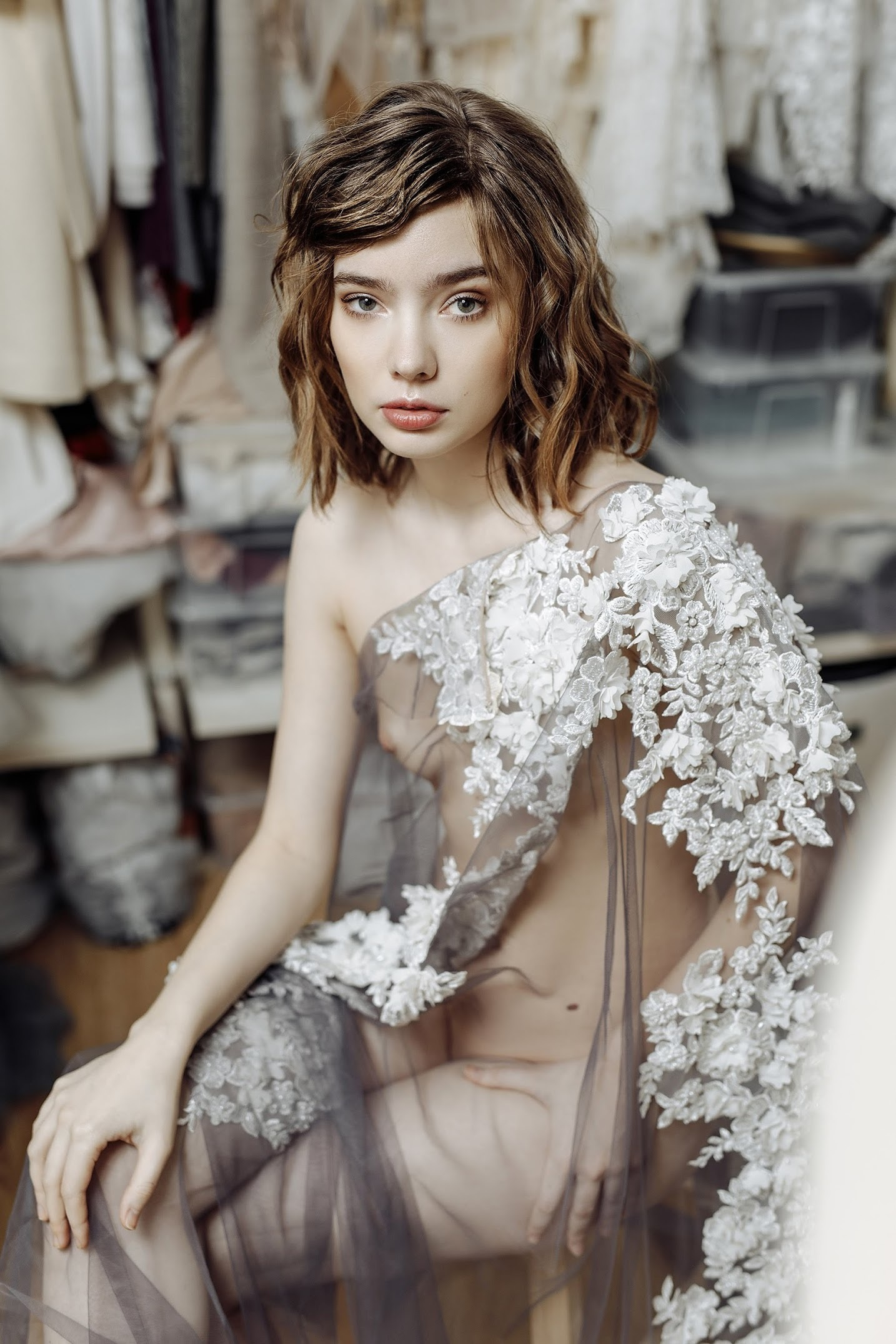 Съемка для дизайнера свадебных платьев. Фотограф Игорь Цаплин