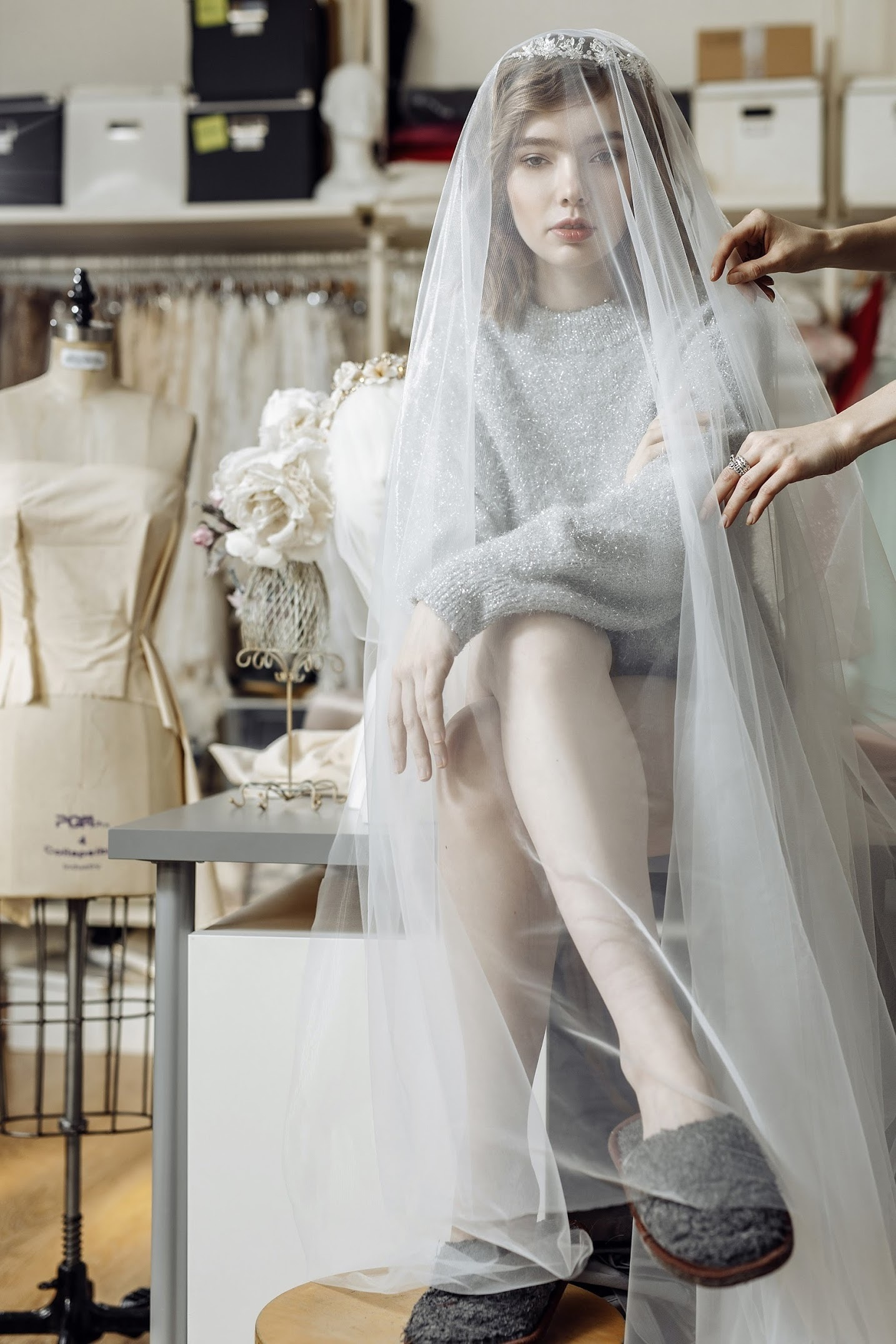 Съемка для дизайнера свадебных платьев. Фотограф Игорь Цаплин