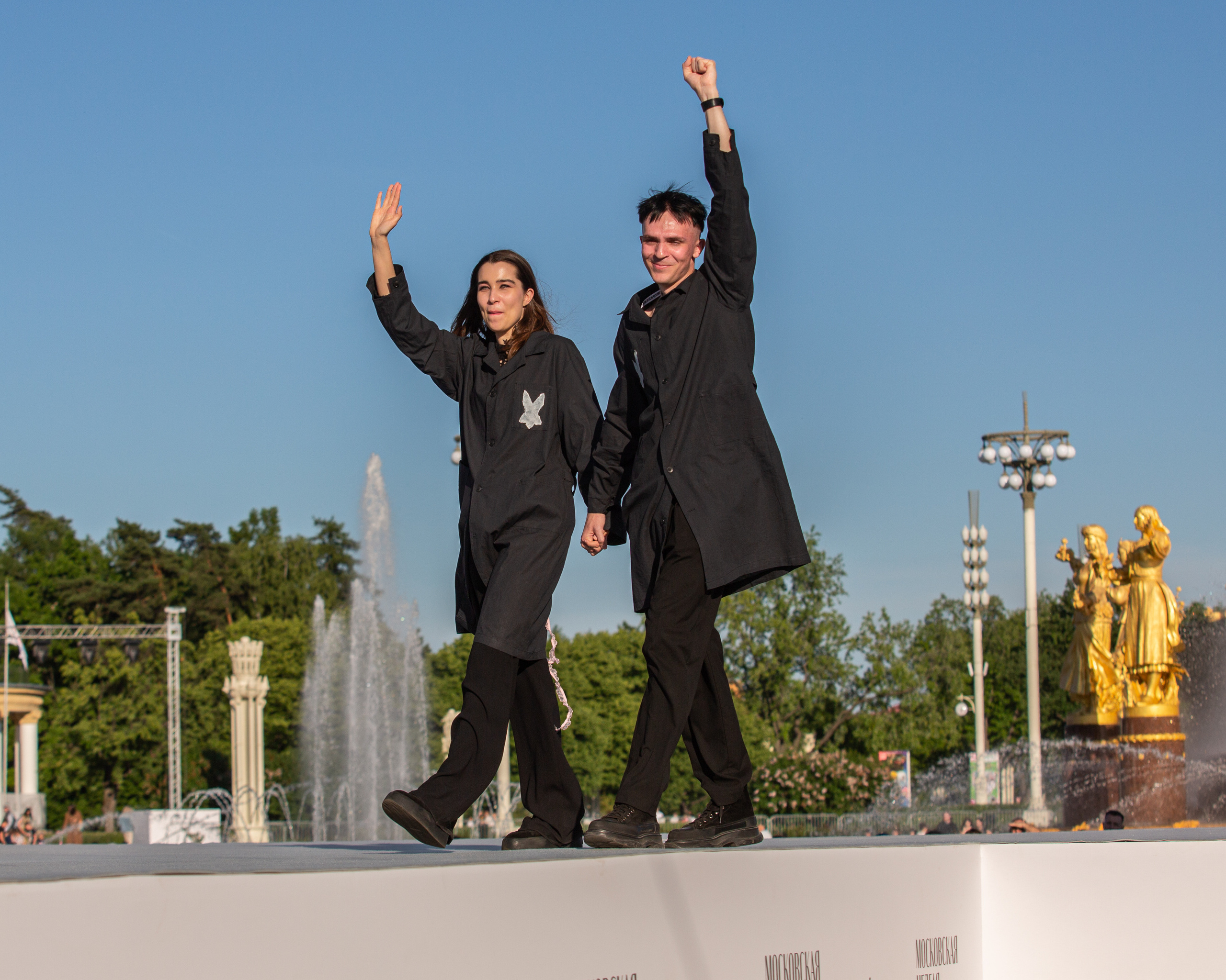 Московская неделя моды. Денис DETALOV. Визуальный художник Лиана Даренская, Москва