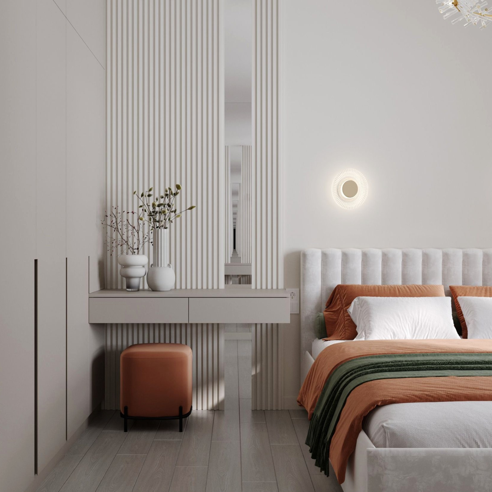 Реализация спальни. Дизайнер интерьера Кристина Дедова / Оренбург, Москва