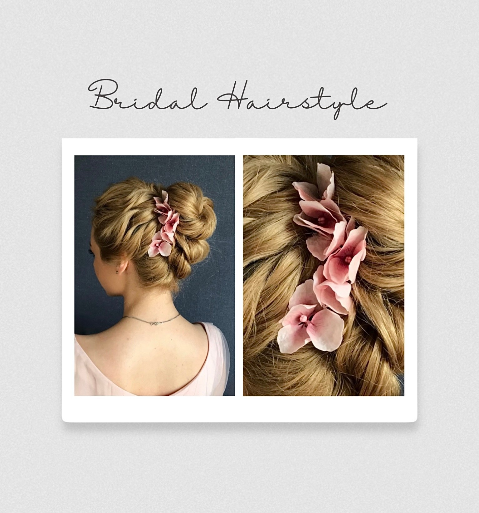 Floral Decor as a Centerpiece for Your Bridal Hairstyle. Hair & Makeup Artist in Europe | Olga Akhremenko