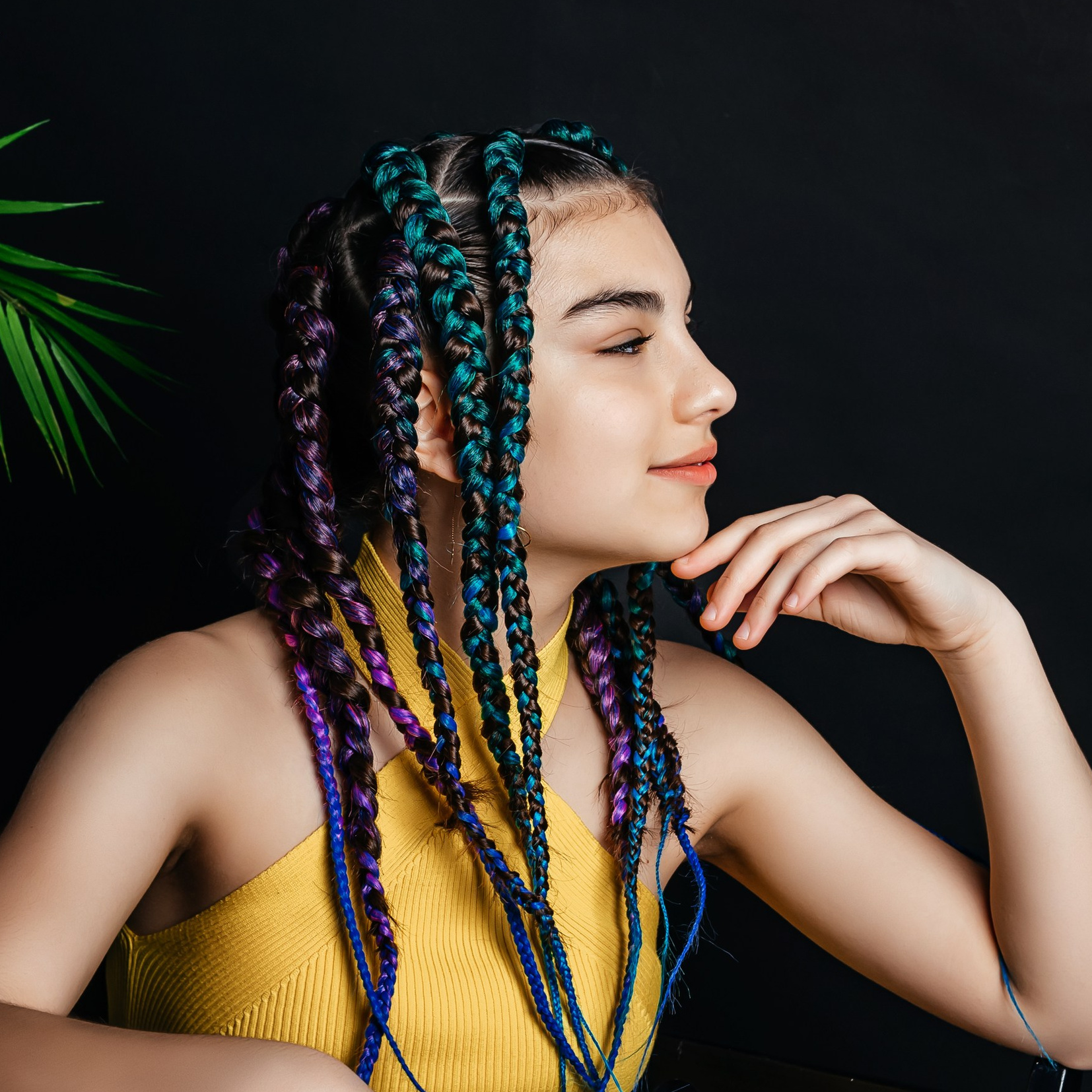 Плетение афрокос, дред, брейдов