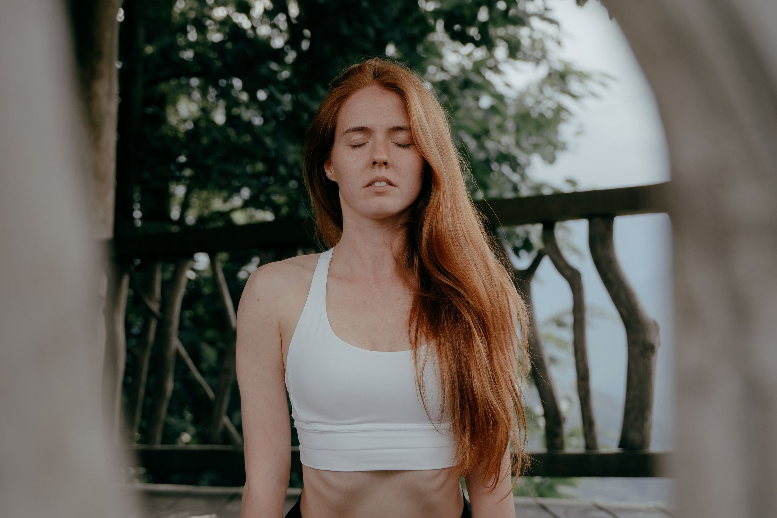 Девушка йога 