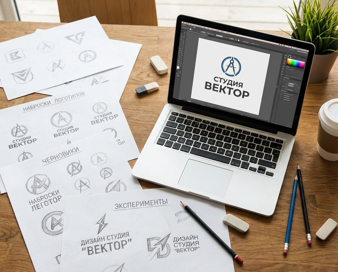 Дизайн и брендинг — логотип, фирстиль, оформление соцсетей | POP-UP. Фото + нейро — студия «POP-UP»