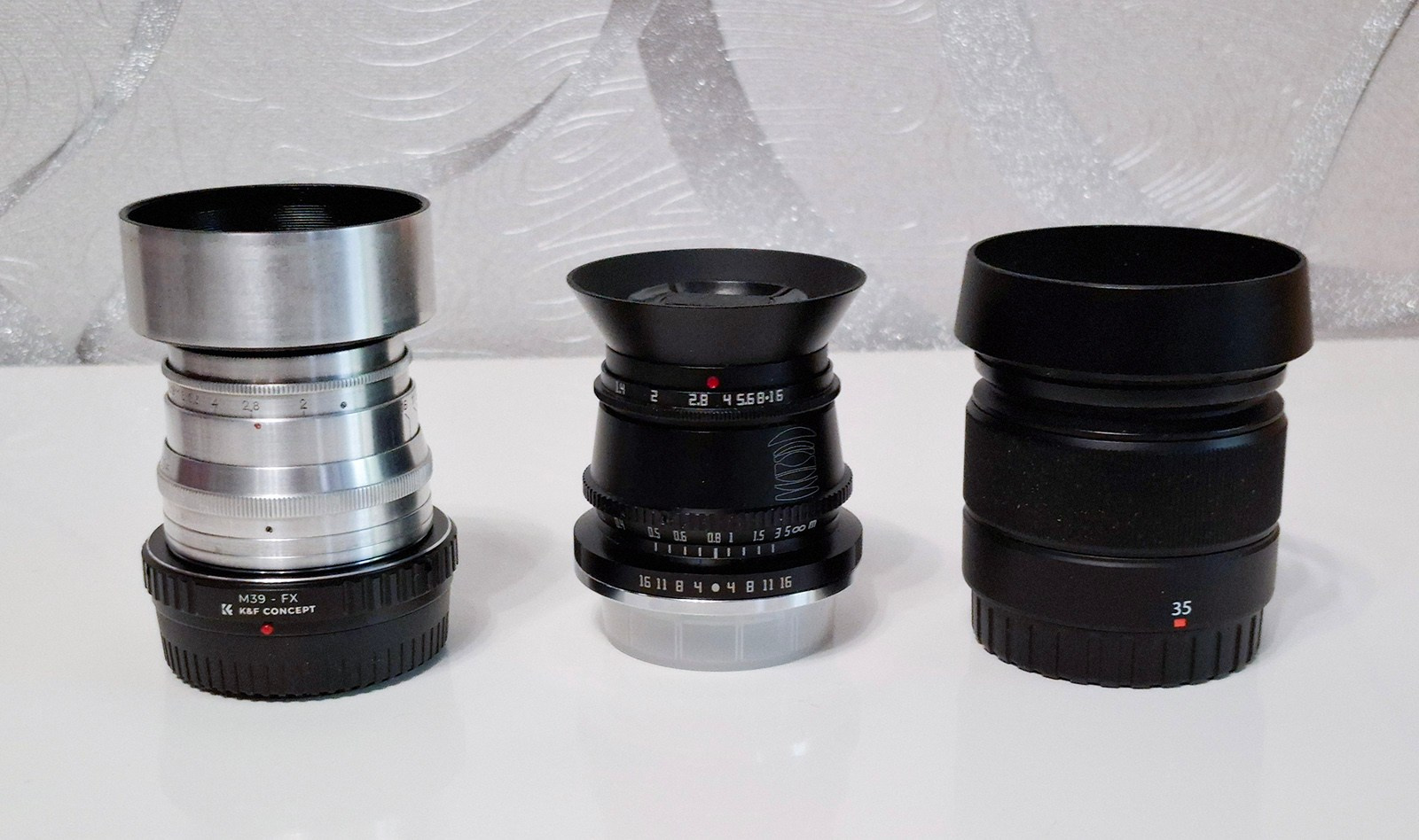 Советский объектив Юпитер 8 в сравнении с Fujinon XC 35 f2.0 и TTArtisan 35 f 1.4.