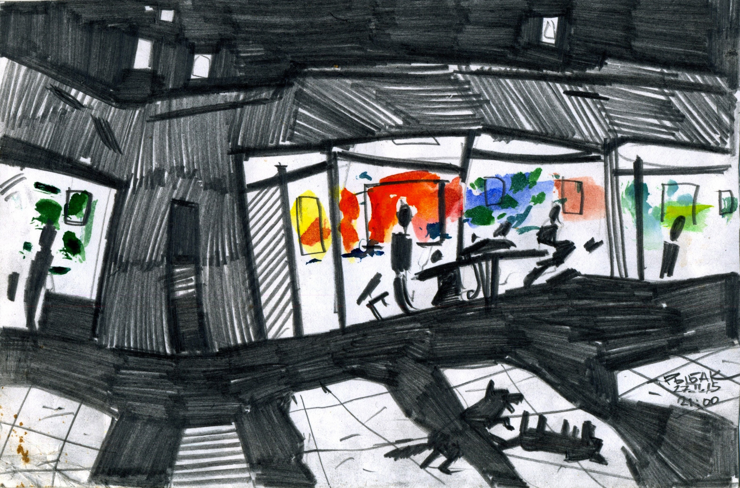 Графика 2015. Художник Рыбак Николай