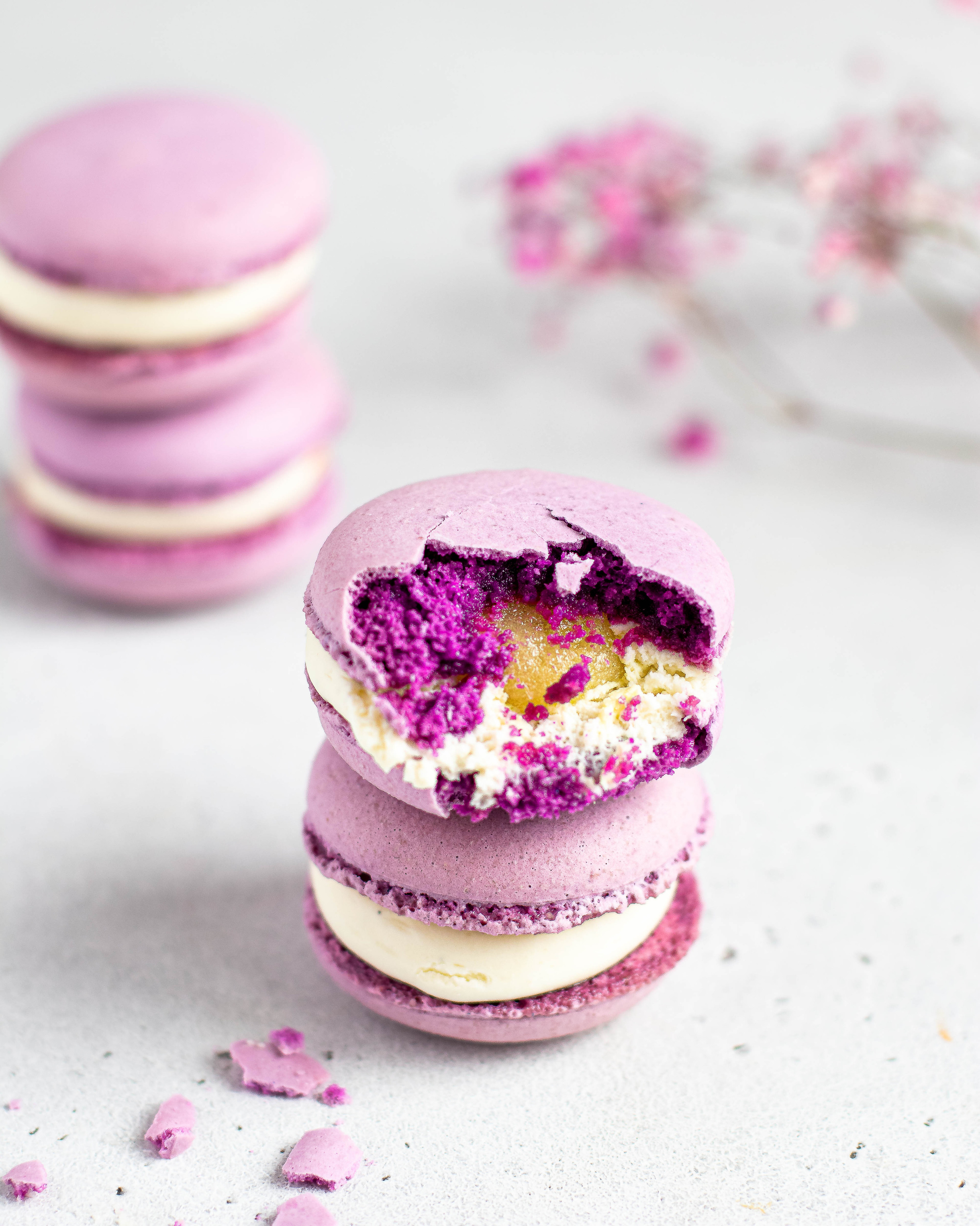 Фуд-съемка на фоне