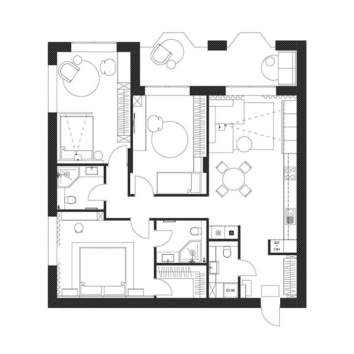 ВНУТРИ | Дизайн Интерьера квартир и домов в Калининграде