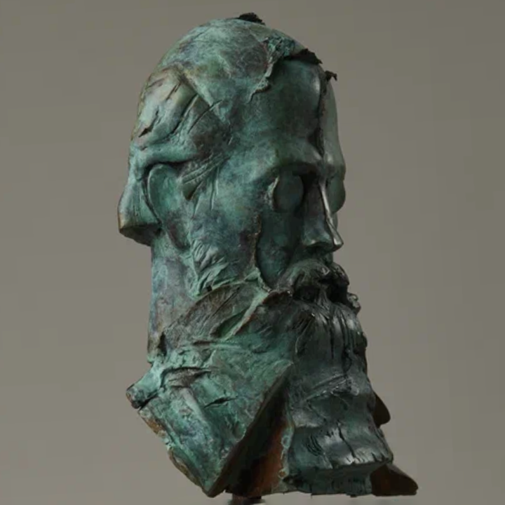 Скульптура кропоткина великого анархиста сделанная в москве скульптора Дмитриева Алексея.