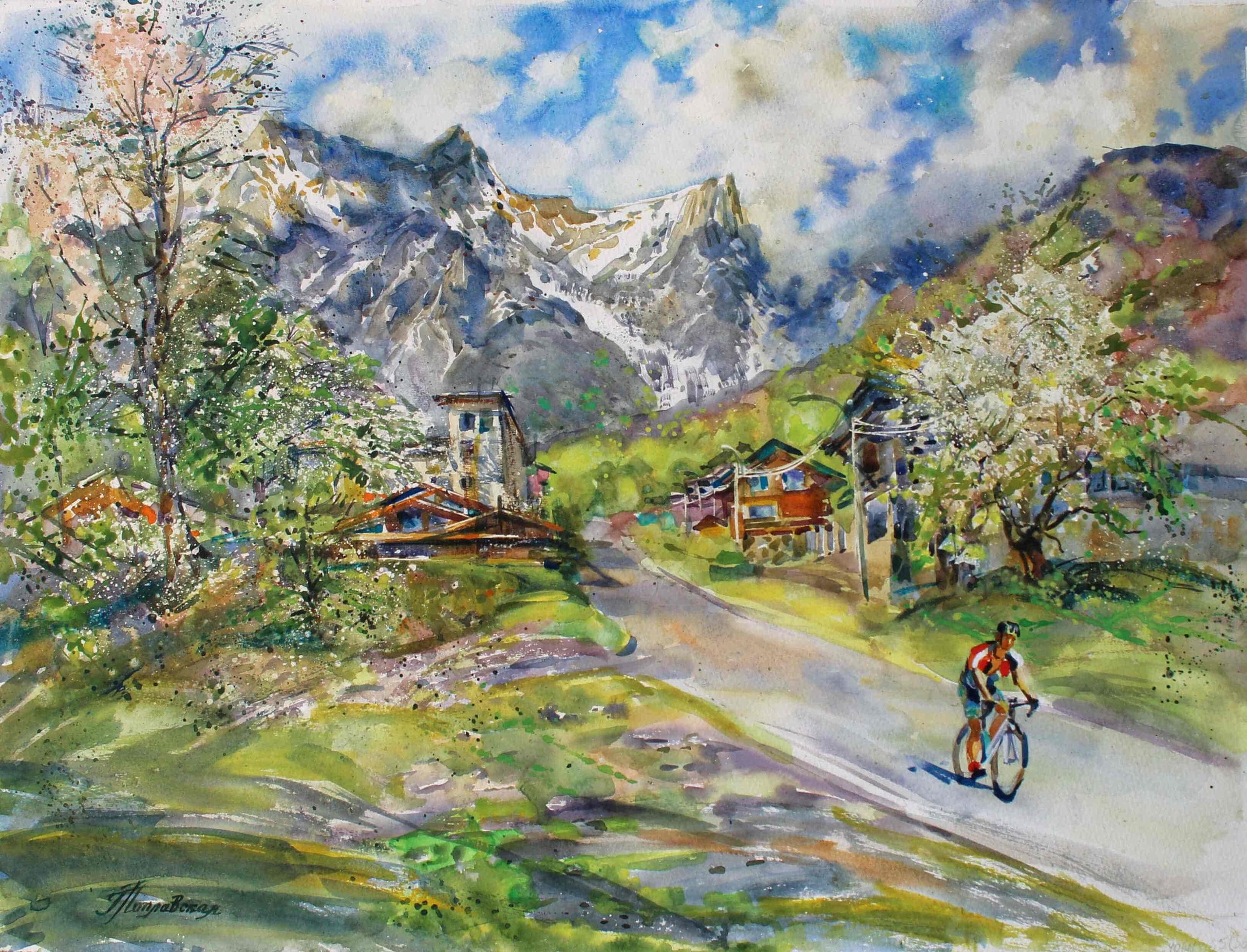 ПЕЙЗАЖИ. Свет акварели Галины Поплавской