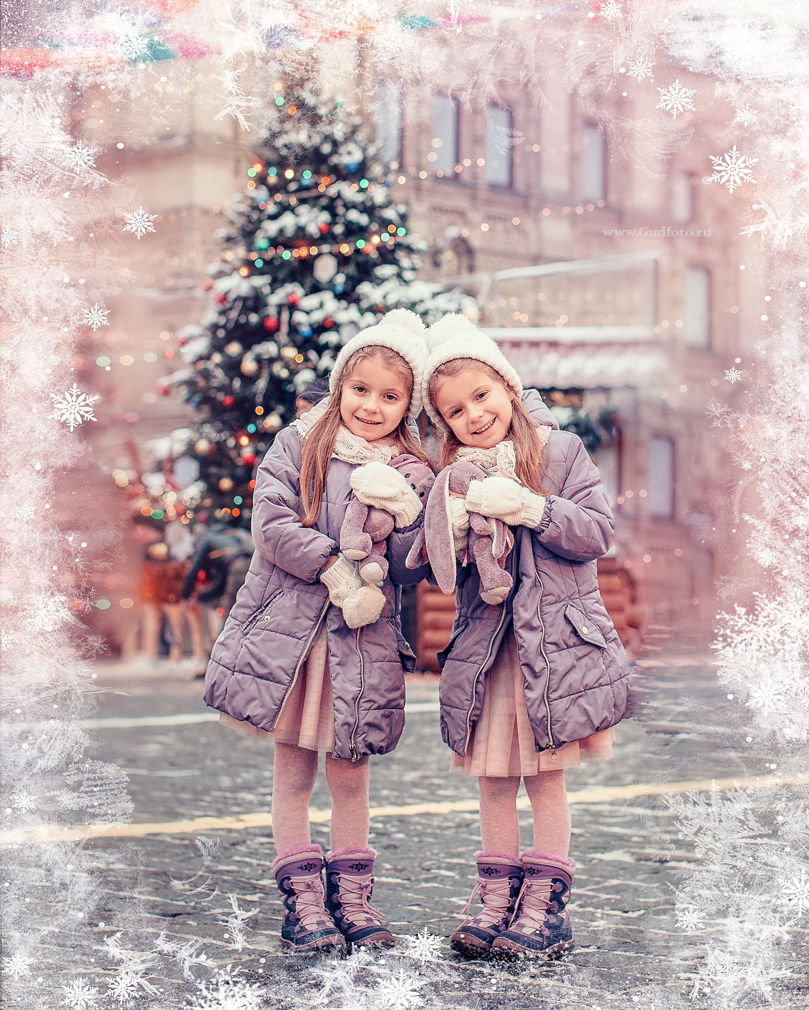 Новый год 2021. Детский и семейный фотограф с животными в Москве Гурьева Надежда