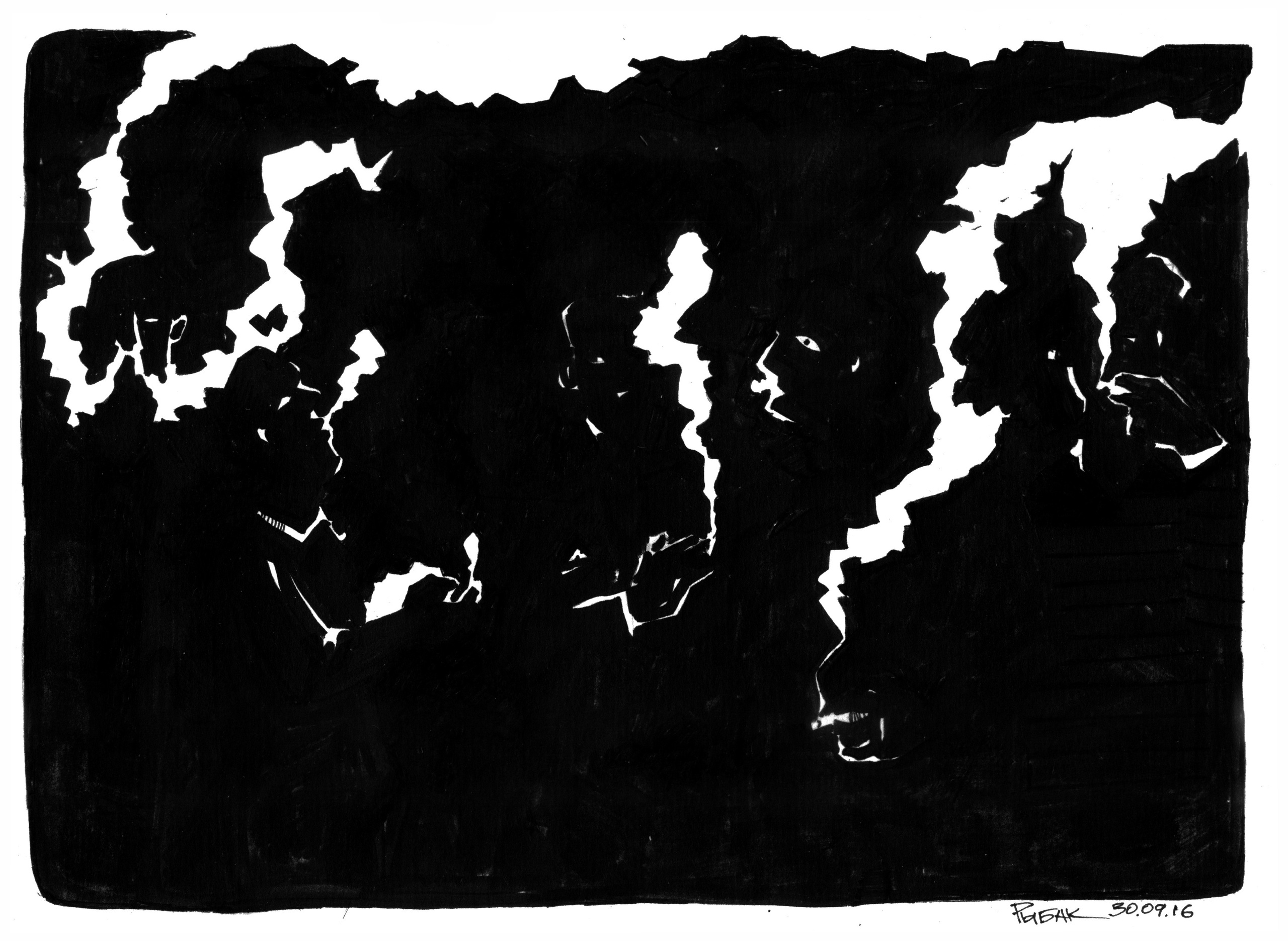 Графика 2016. Художник Рыбак Николай