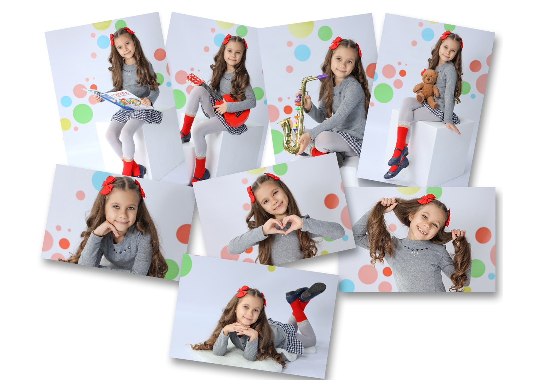 Выпускной альбом Премиум в детском саду. Много страниц. Много фотографий. Выпускной альбом с крупными фотографиями.