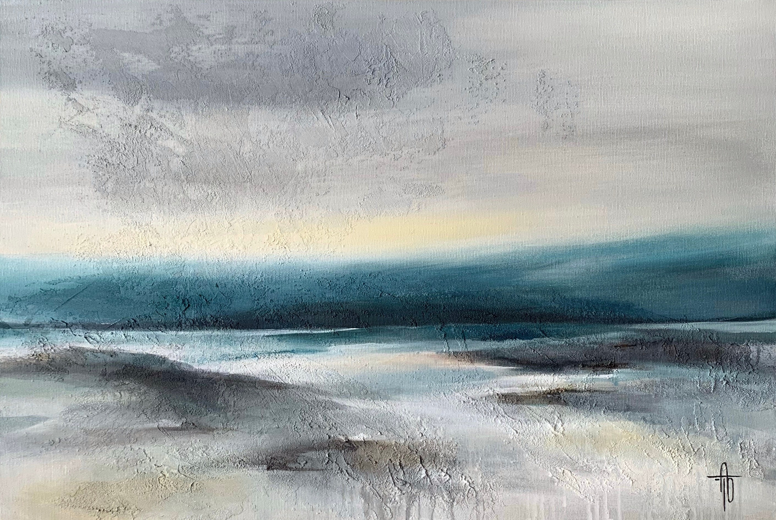 Абстрактный пейзаж. Художник Огородникова Татьяна