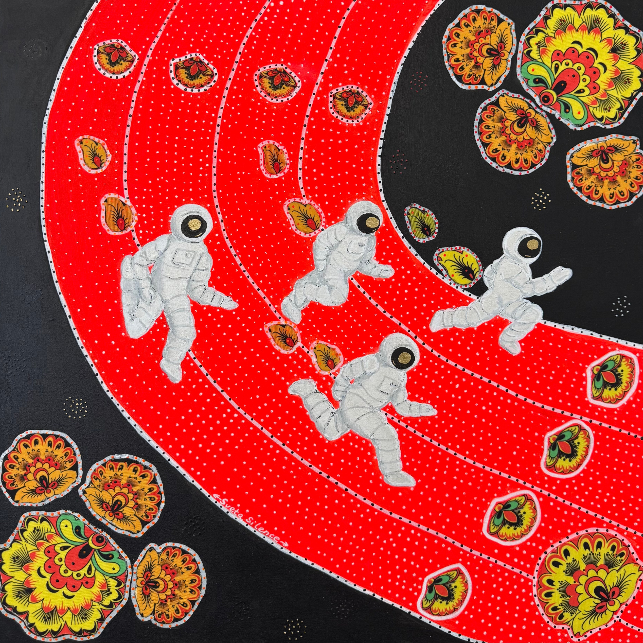 «Космос, а ля- Рус. Бег». Декор для дома