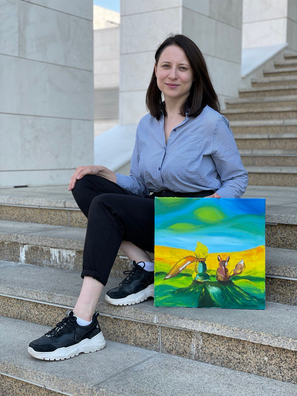 SKVOT. Художница в Алматы Мухамед-Рахимова Джамиля