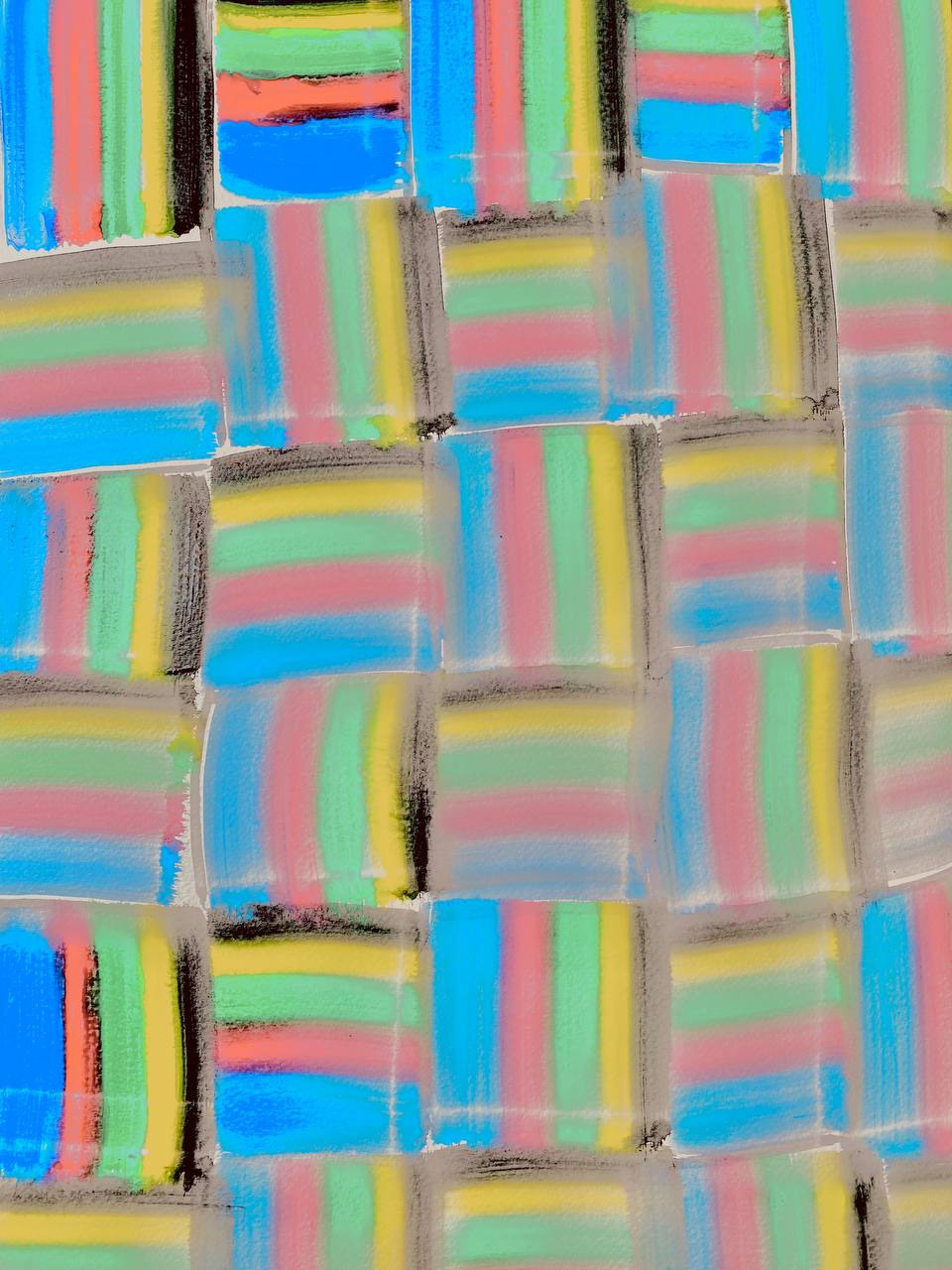 Выставка Bela Nusueva ''Неоновая геометрия'' в НИИ PARAZIT