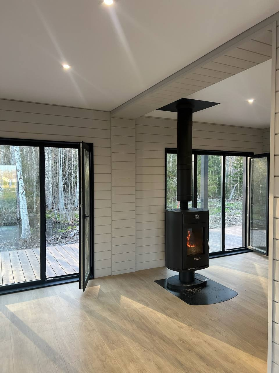 Каркасный модульный дом F. Полякова Екатерина — дизайнер интерьера, архитектор