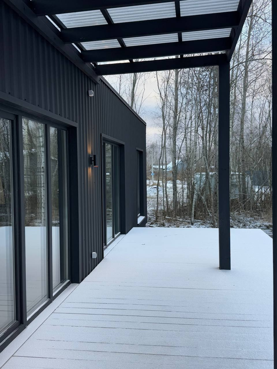 Каркасный модульный дом F. Полякова Екатерина — дизайнер интерьера, архитектор