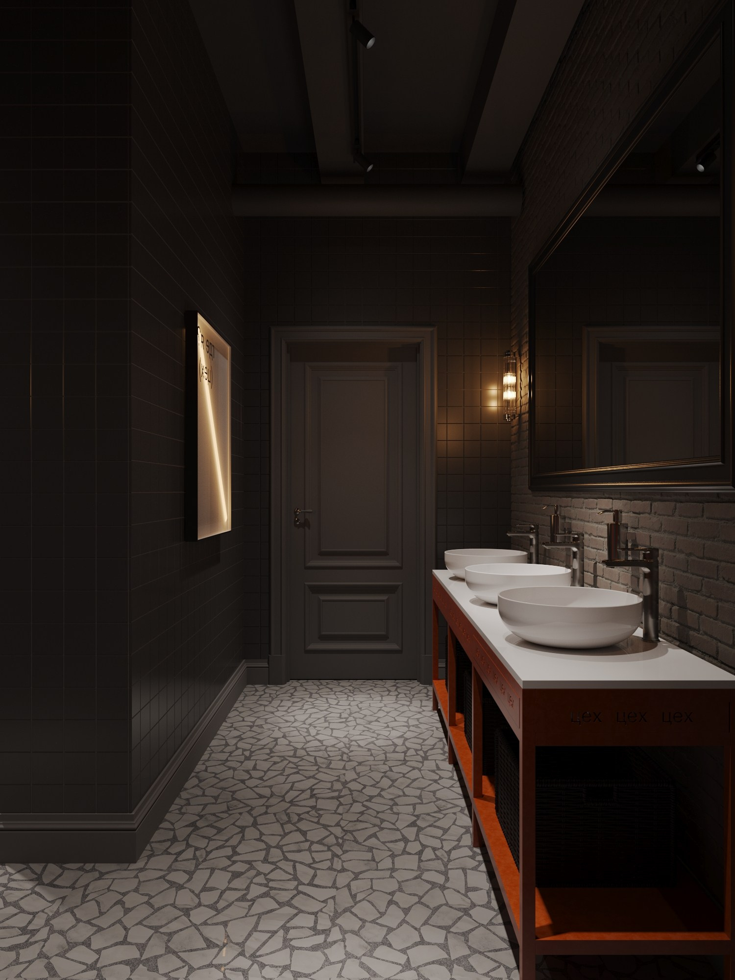 ЦЕХ / пространство для вечеринок на месте старой кондитерской фабрики, 300 м². Rezells Architects — студия дизайна жилых и коммерческих интерьеров