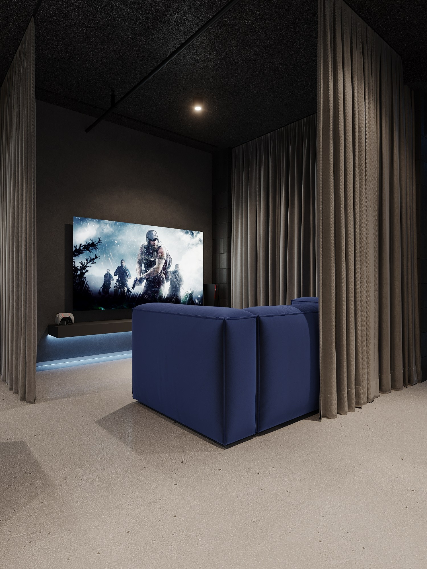 КОМПЬТЕРНЫЙ КЛУБ в КРК «ЗАРЯ» / 520 м². Rezells Architects — студия дизайна жилых и коммерческих интерьеров