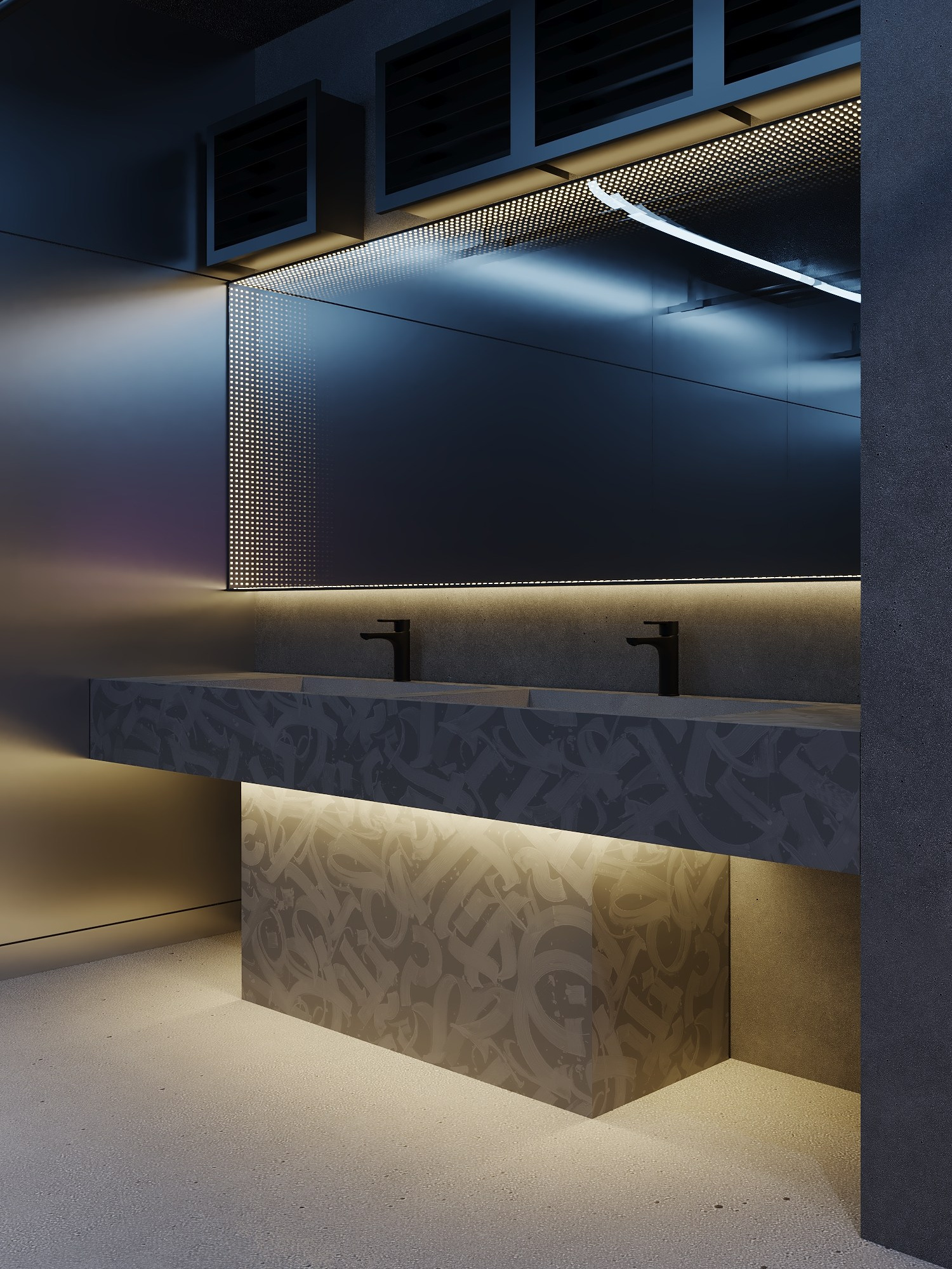 КОМПЬТЕРНЫЙ КЛУБ в КРК «ЗАРЯ» / 520 м². Rezells Architects — студия дизайна жилых и коммерческих интерьеров