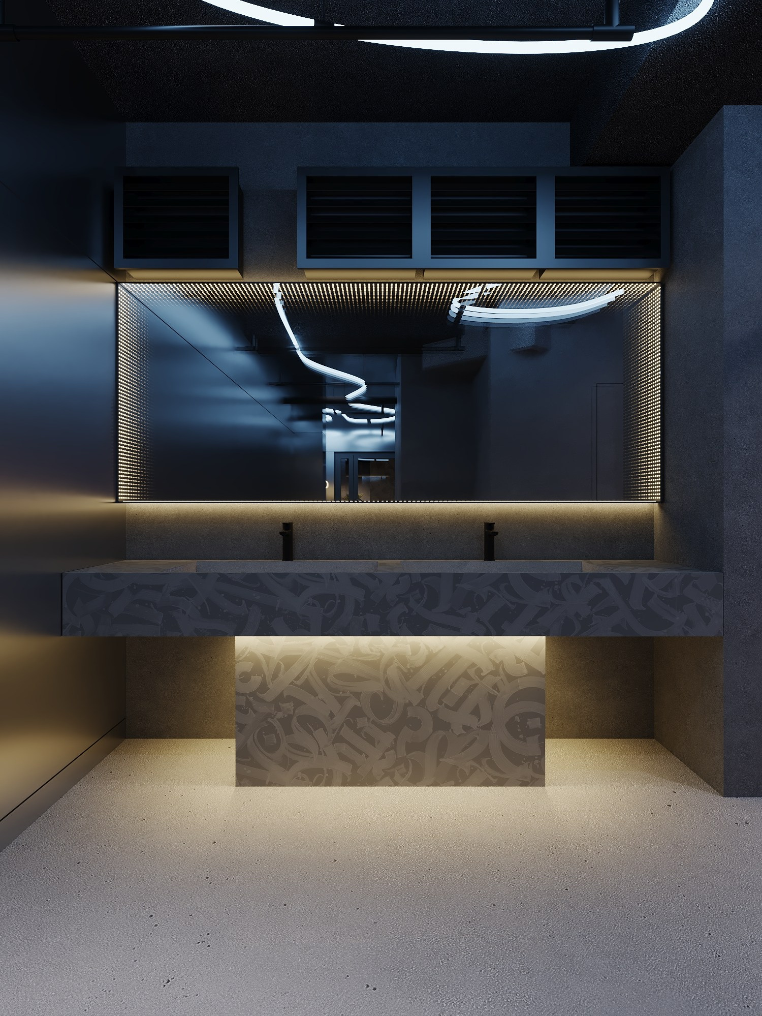 КОМПЬТЕРНЫЙ КЛУБ в КРК «ЗАРЯ» / 520 м². Rezells Architects — студия дизайна жилых и коммерческих интерьеров