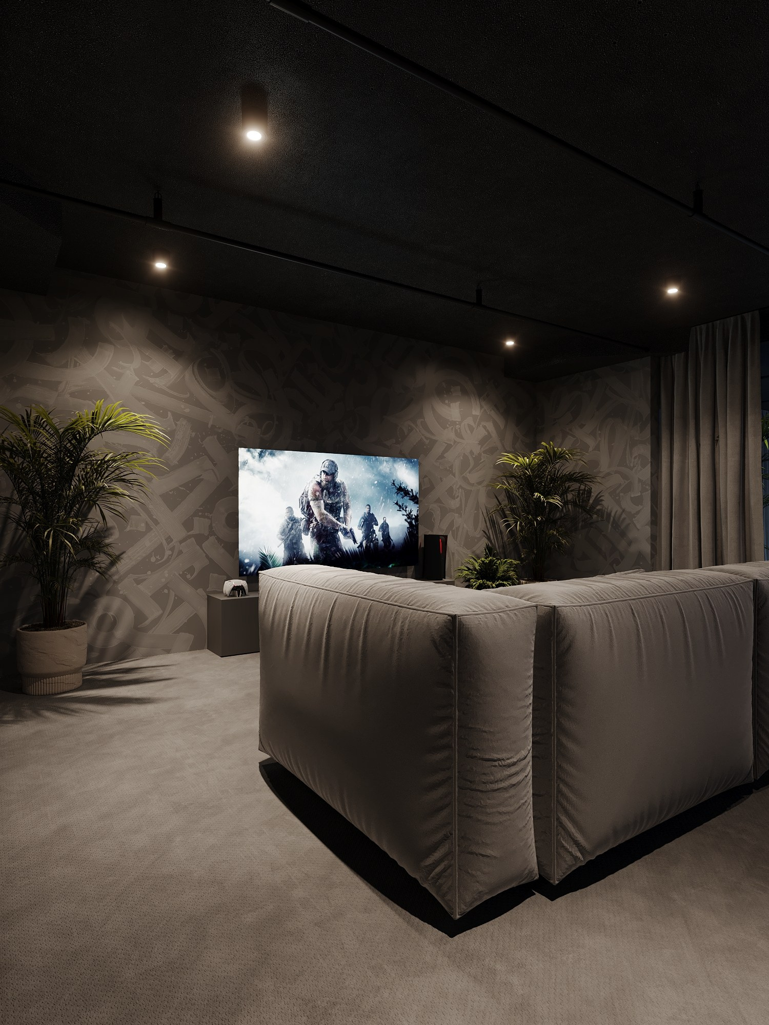 КОМПЬТЕРНЫЙ КЛУБ в КРК «ЗАРЯ» / 520 м². Rezells Architects — студия дизайна жилых и коммерческих интерьеров