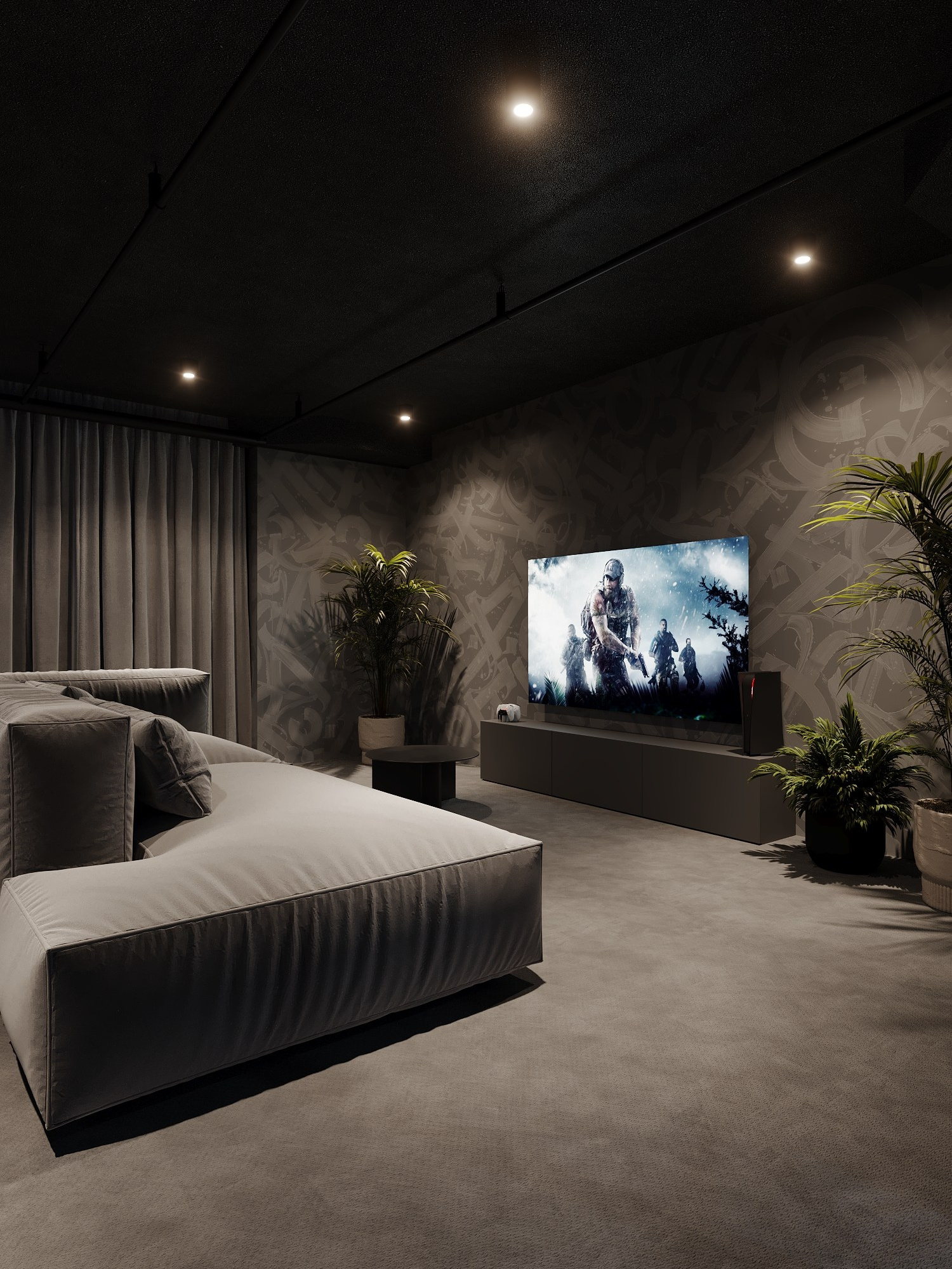 КОМПЬТЕРНЫЙ КЛУБ в КРК «ЗАРЯ» / 520 м². Rezells Architects — студия дизайна жилых и коммерческих интерьеров