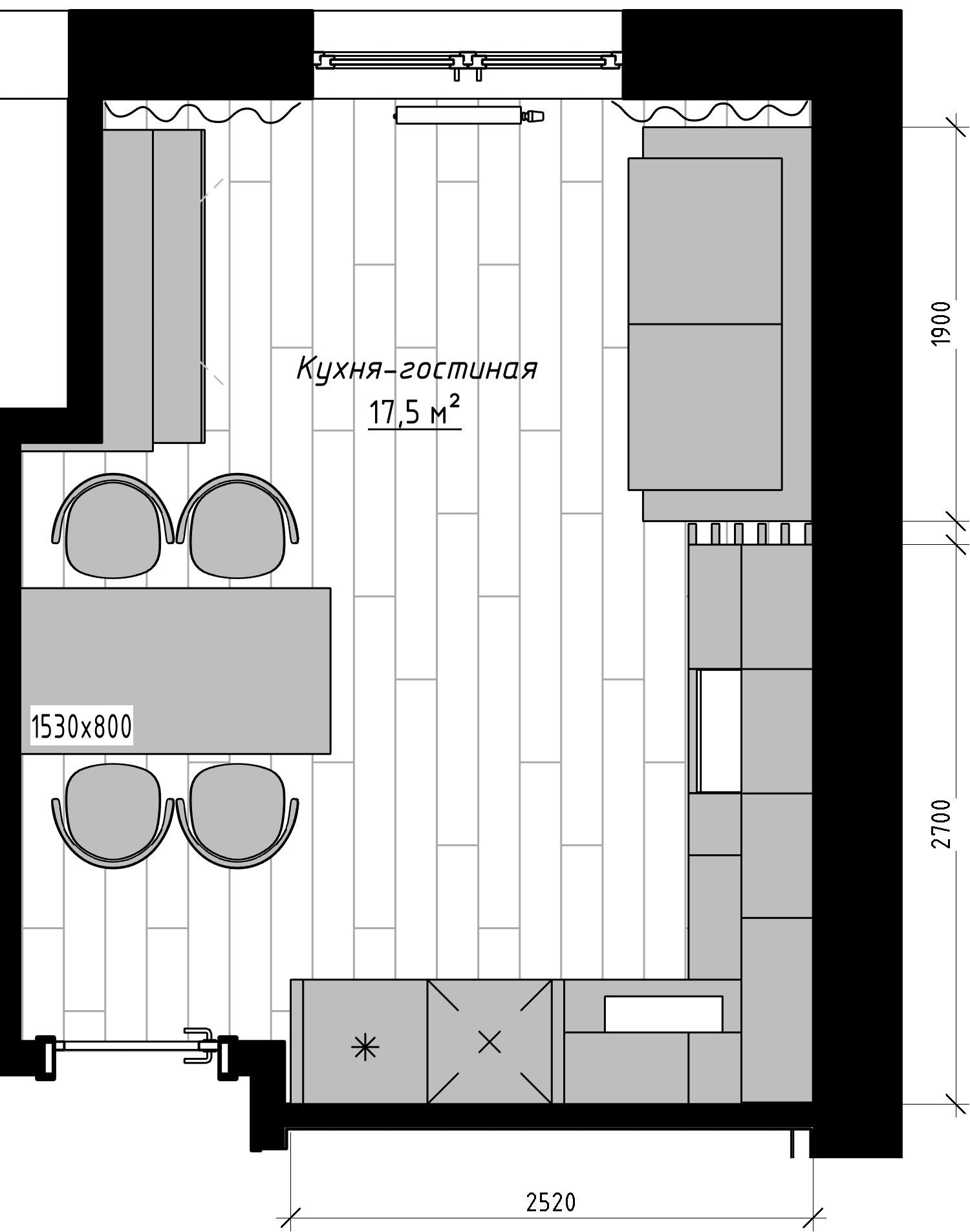 Квартира Москва ЖК Фонвизинский. Архитектурно-дизайнерское бюро ROOMS