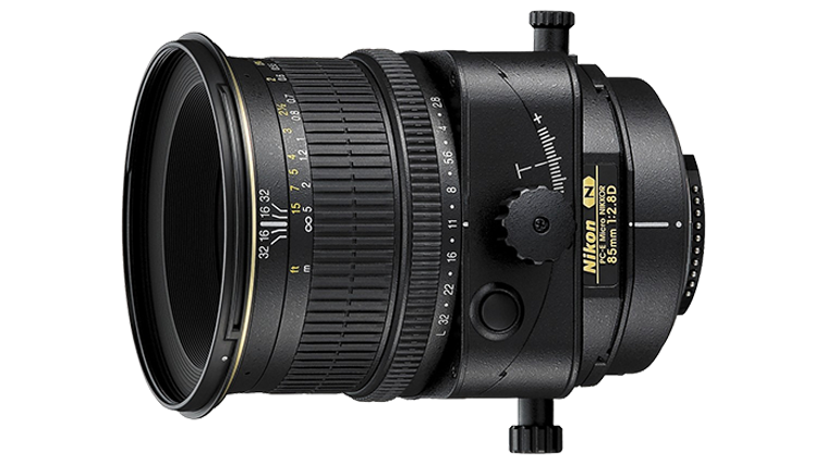 Nikkor PC lenses. Examples of RAW files