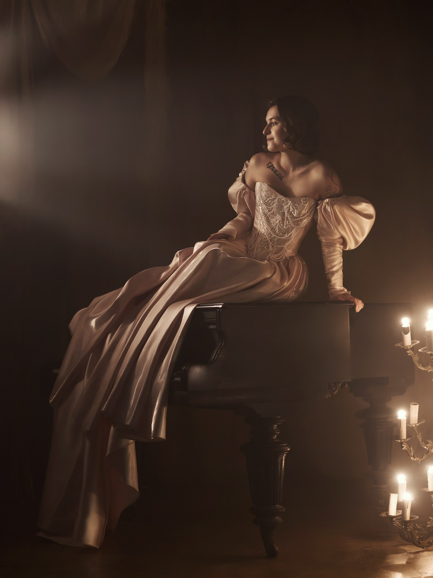 Съемка в оранжерее. Фотограф Александра Трухачёва